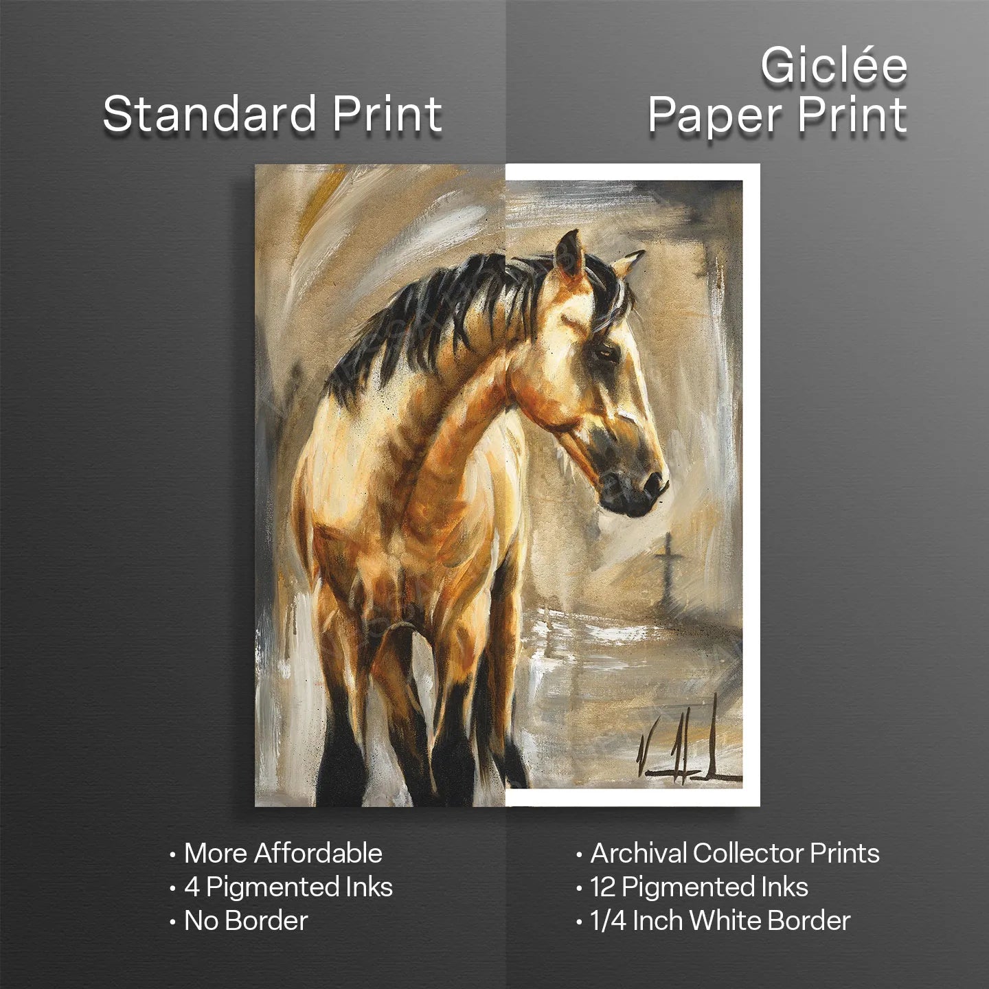 Take Me on the Narrow Path Horse Art Print Vanessa Horabuena