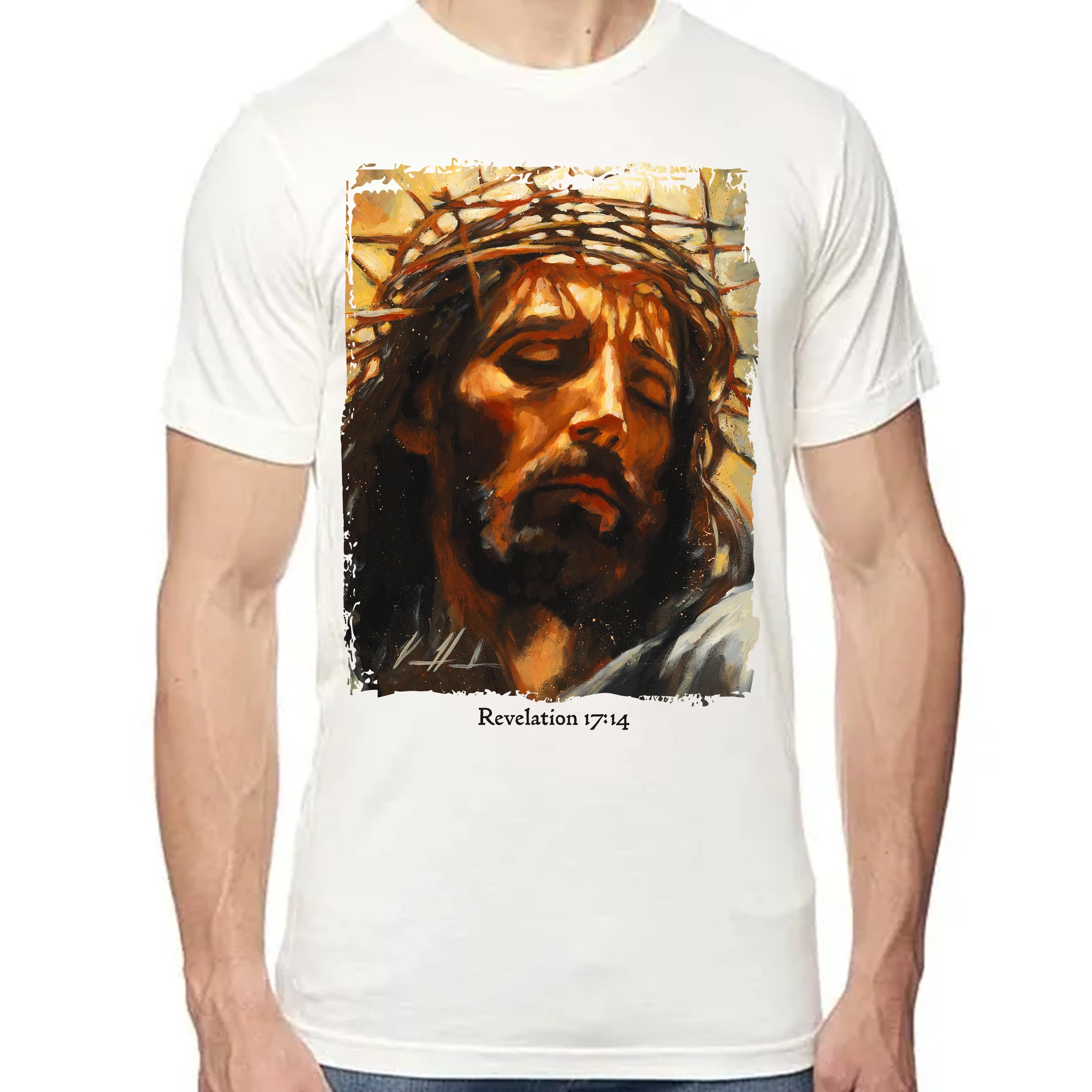 Christ Is King - Unisex T (Premium Organic Fabric) Vanessa Horabuena Bamboo Natural Small