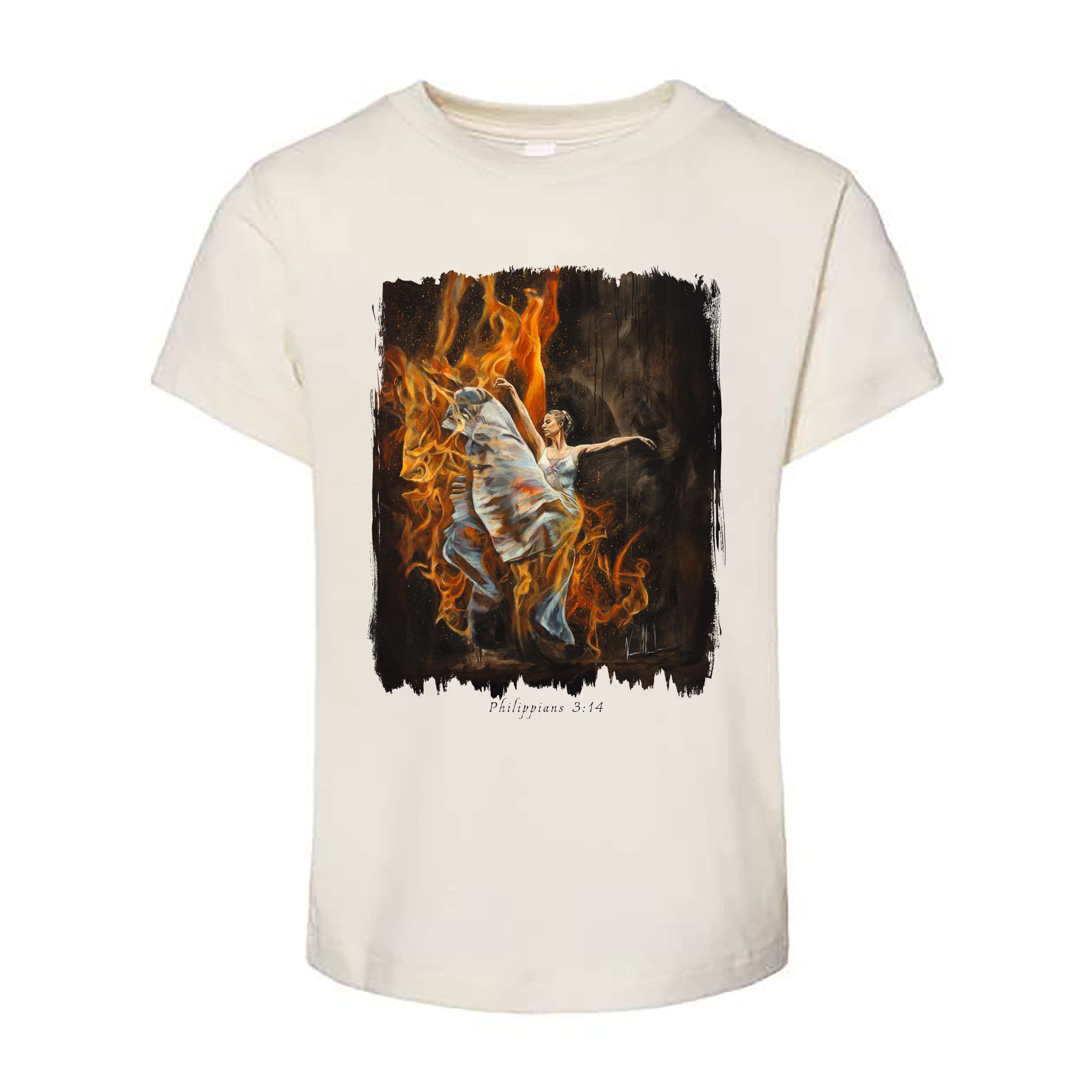 A Burning Flame Within - Kids T (Organic Cotton) Organic Cotton Vanessa Horabuena Toddler Natural 2T
