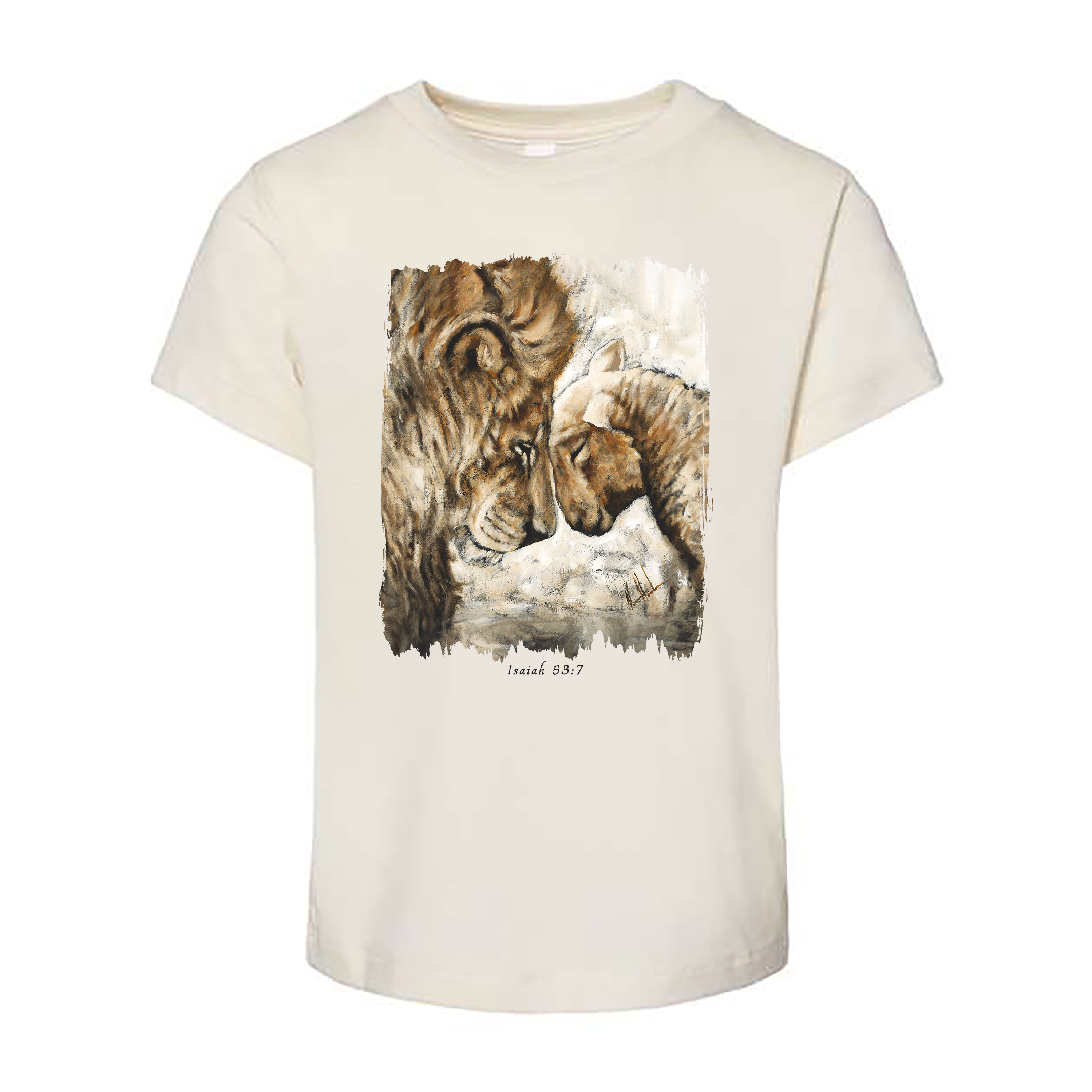 Compassion of a King (White) - Kids T (Organic Cotton) Organic Cotton Vanessa Horabuena Toddler Natural 2T