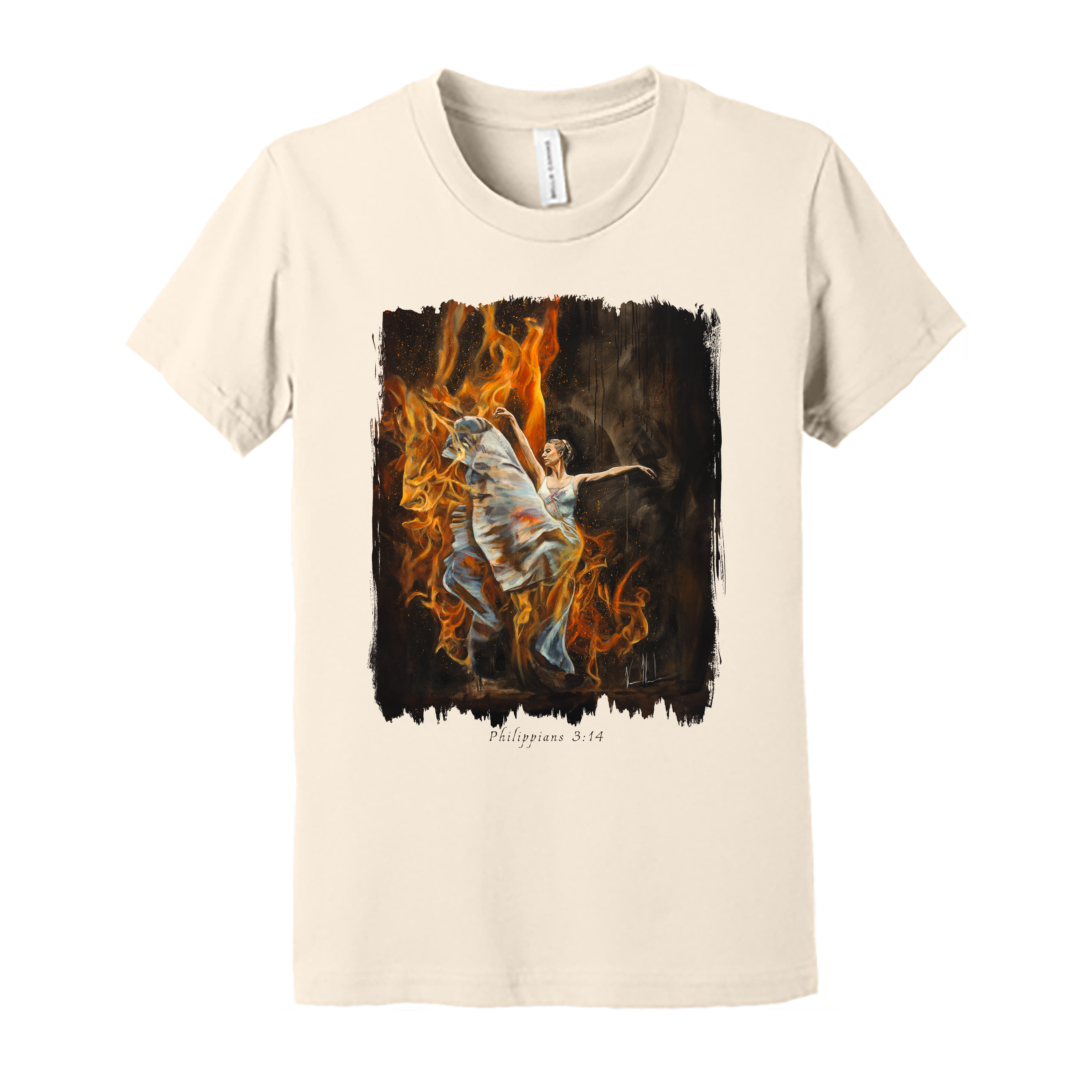 A Burning Flame Within - Kids T (Organic Cotton) Organic Cotton Vanessa Horabuena Youth Natural Small
