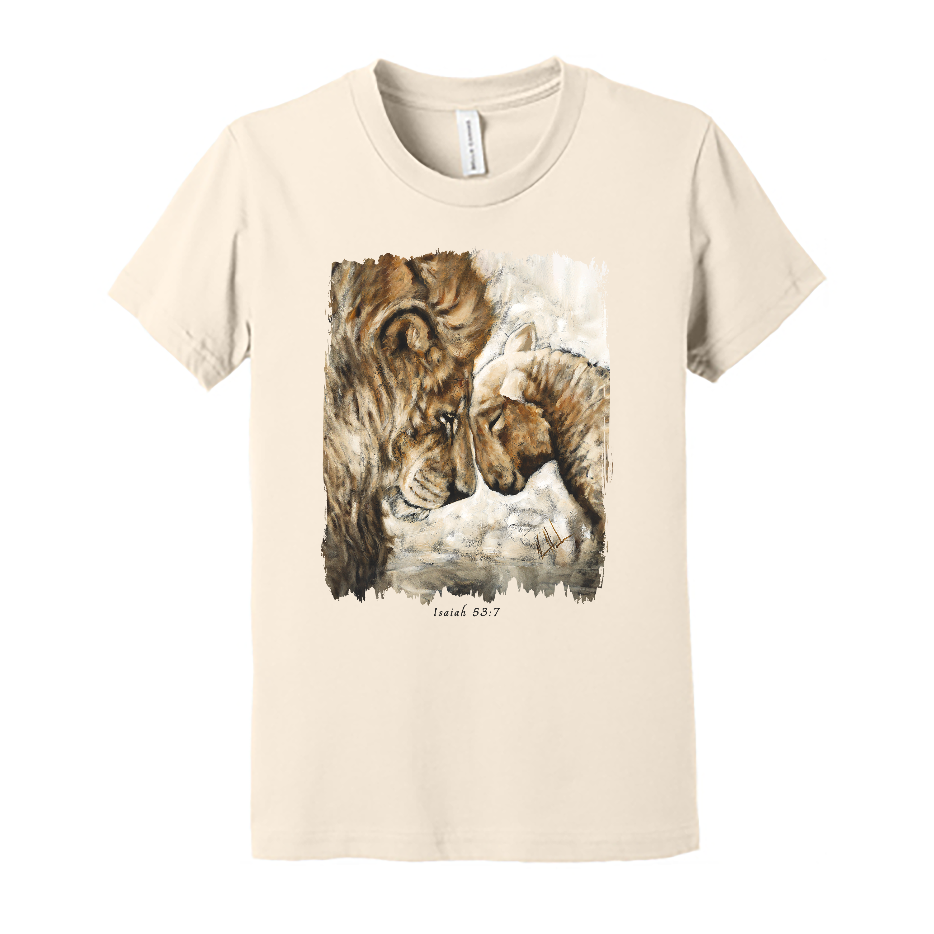 Compassion of a King (White) - Kids T (Organic Cotton) Organic Cotton Vanessa Horabuena Youth Natural Small
