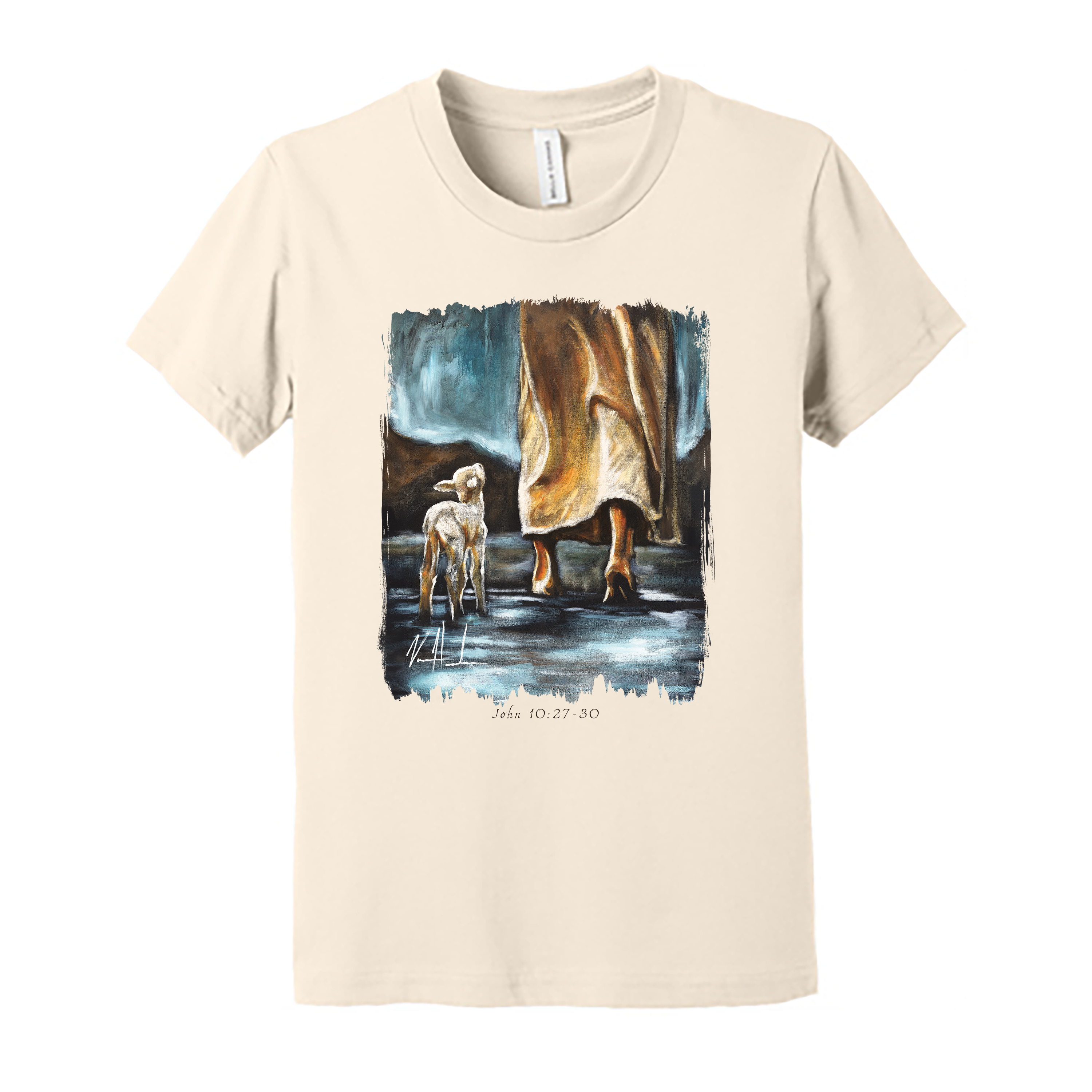 Kids T (Organic Cotton) - My Sheep Listen To My Voice Organic Cotton Vanessa Horabuena Youth Natural Small