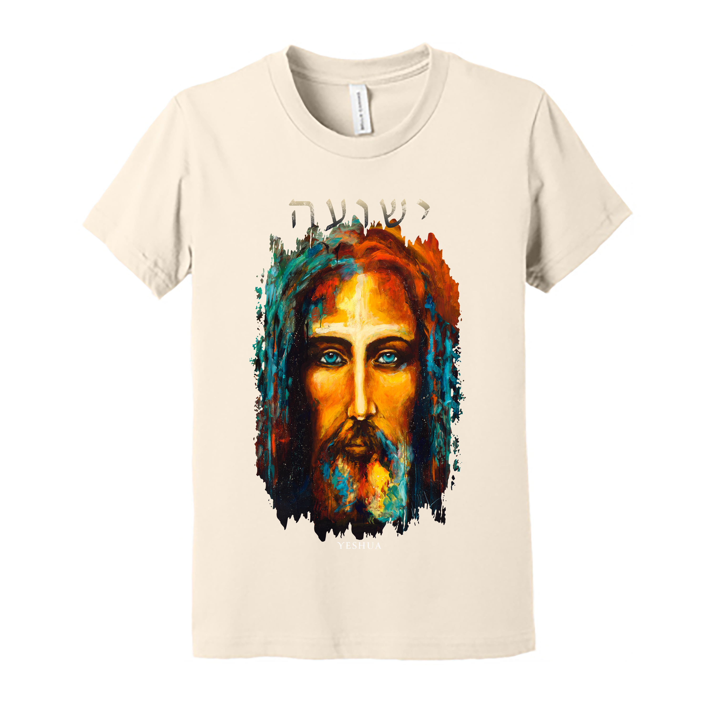 Kids T - The Shroud of Turin - The Colors of Life -(Organic Cotton) Organic Cotton Vanessa Horabuena Youth Natural Small