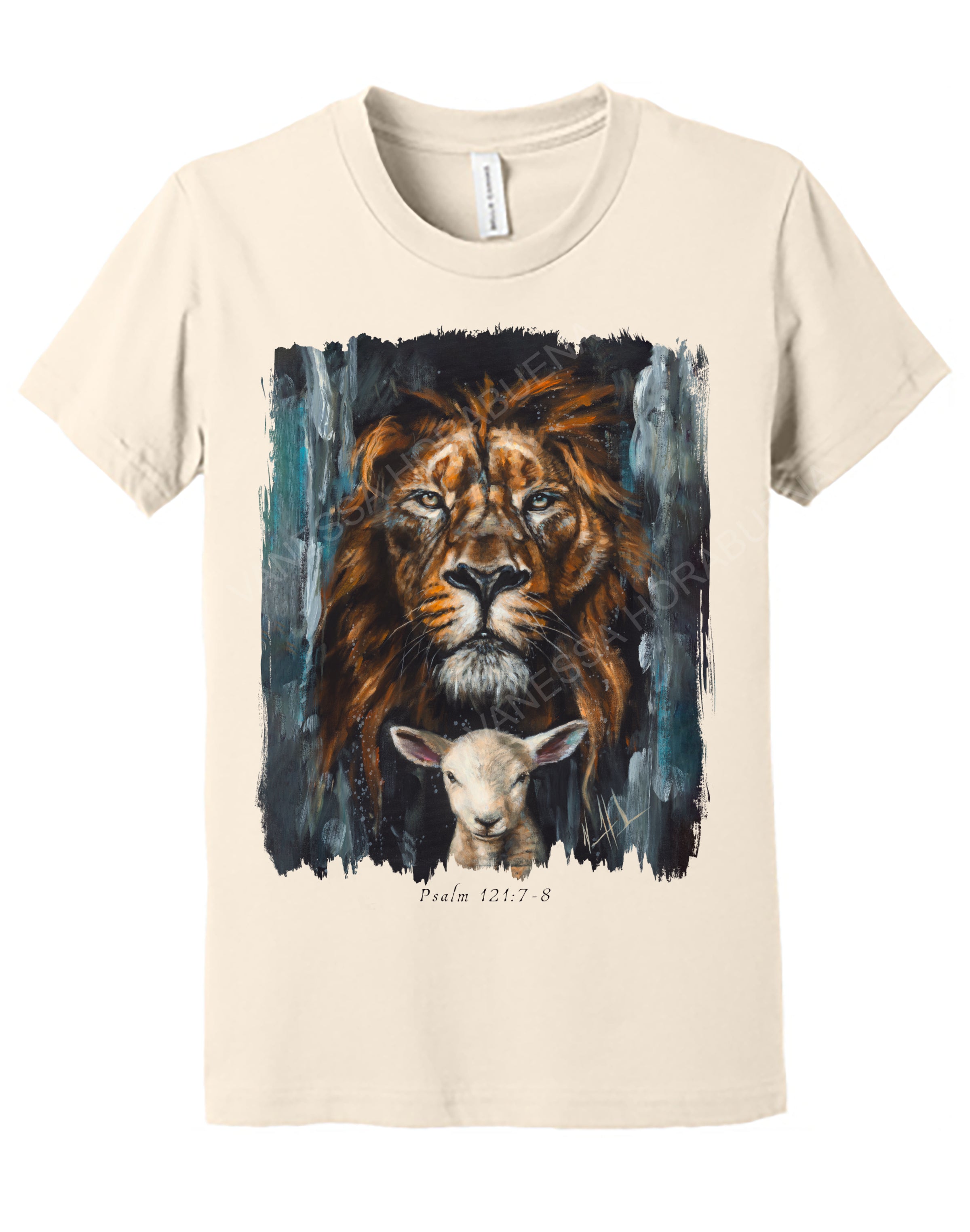 The Lion and Lamb Passover - Kids T (Organic Cotton) Organic Cotton Vanessa Horabuena Kids Natural Small