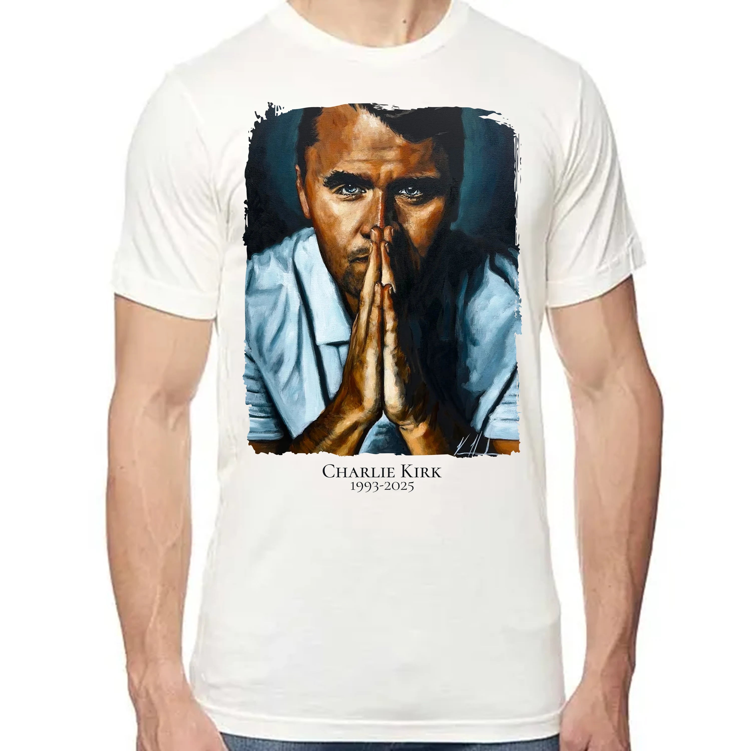 (PRE-ORDER) Charlie Kirk - A Hero's Tribute - Unisex T (Premium Organic Fabric)