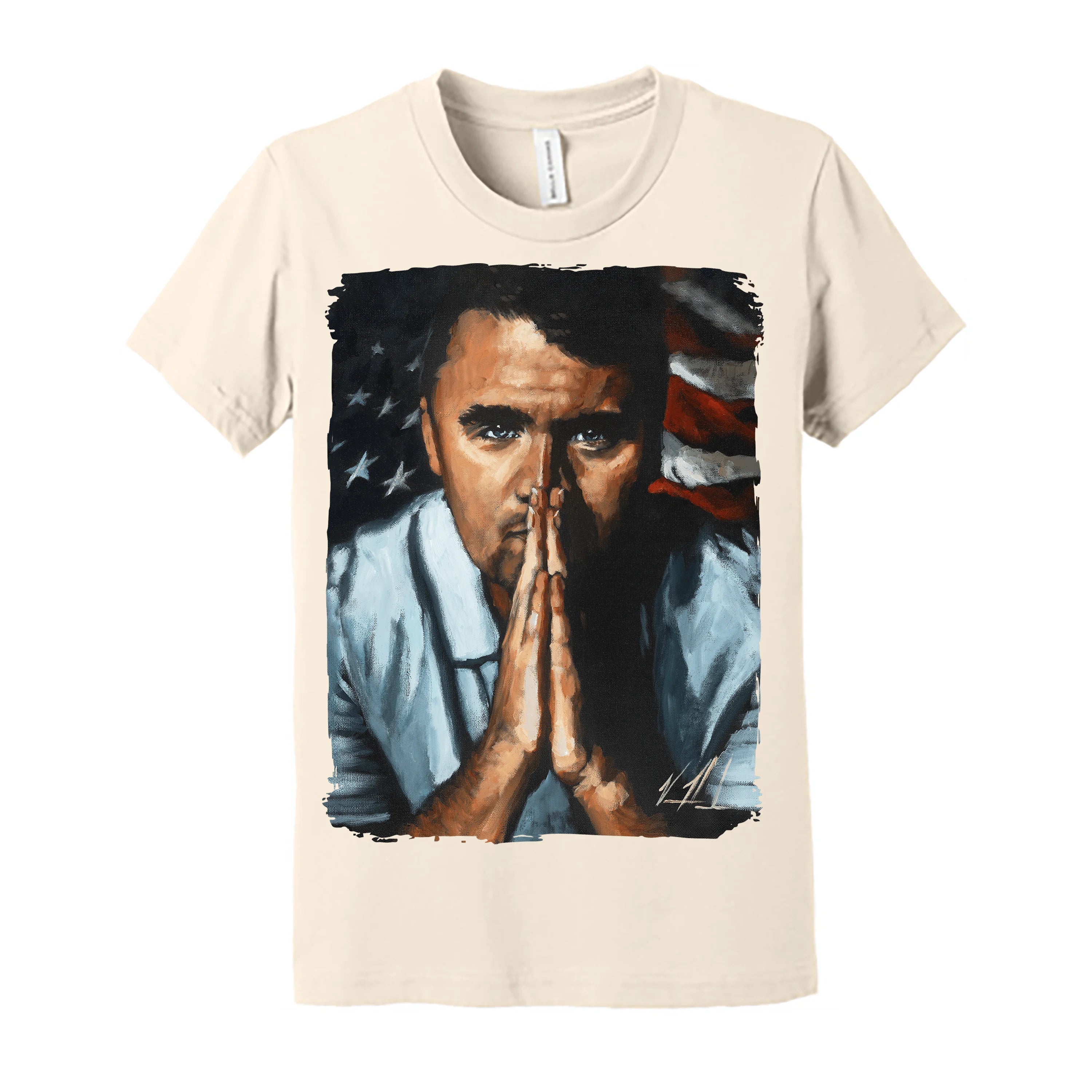 Kids T (Organic Cotton) - Charlie Kirk - A Patriot's Tribute Organic Cotton Vanessa Horabuena Youth Natural Small