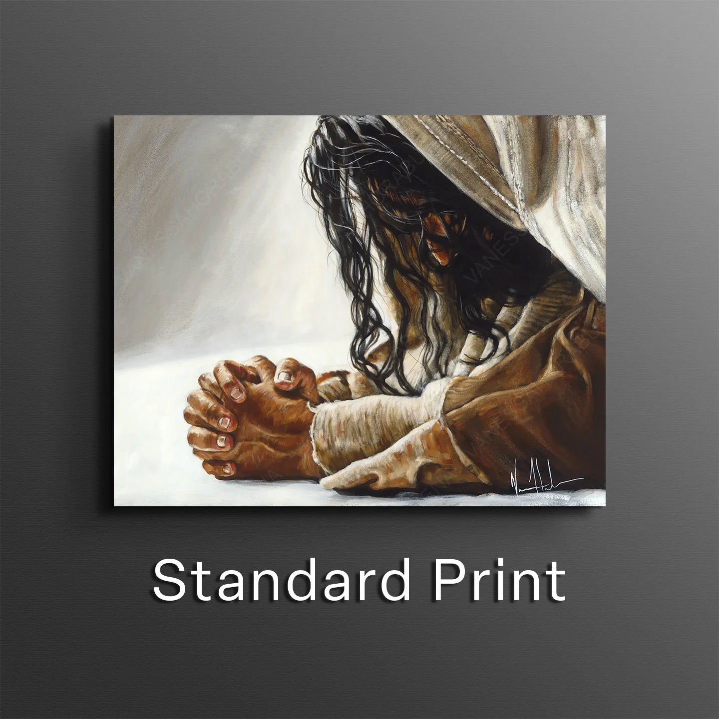 “Our Father….” Jesus Art Print Vanessa Horabuena