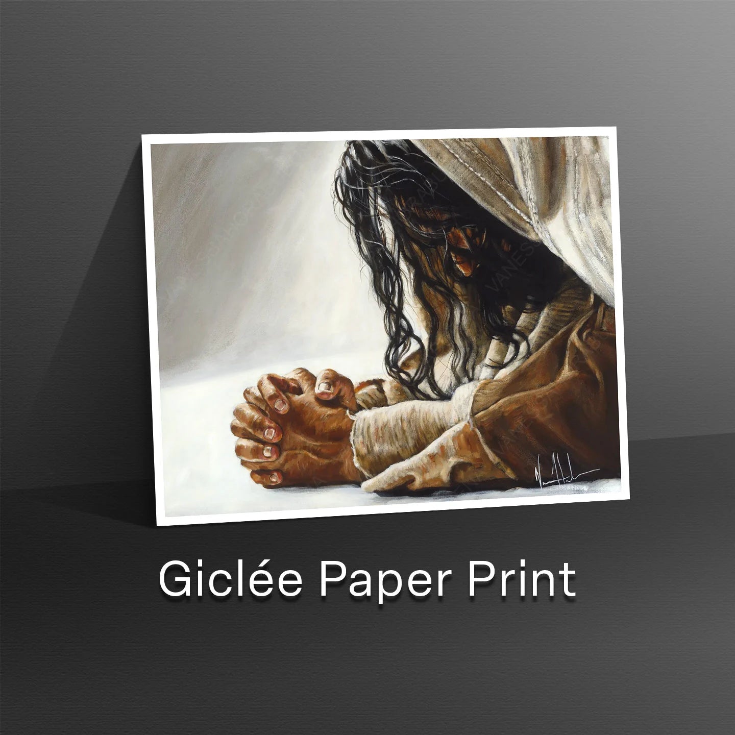 “Our Father….” Jesus Art Print Vanessa Horabuena