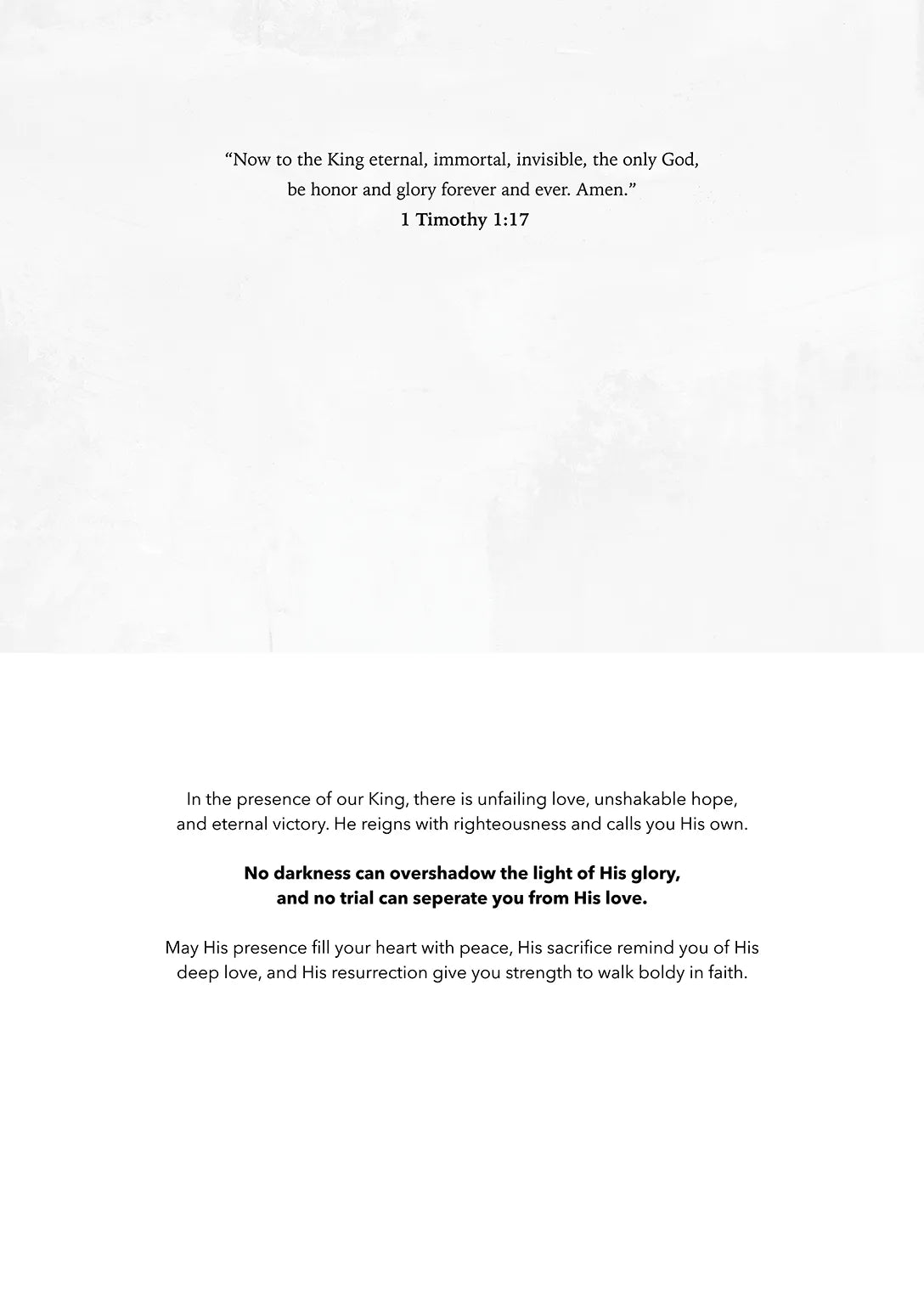 "Our Beloved King" Greeting Card Vanessa Horabuena