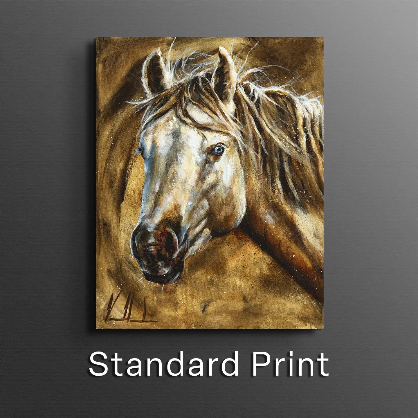 A Pure Heart Horse Art Print Vanessa Horabuena