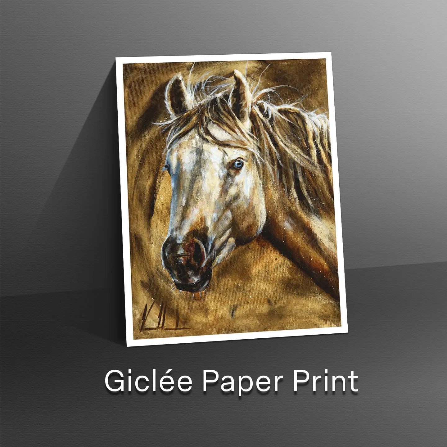 A Pure Heart Horse Art Print Vanessa Horabuena