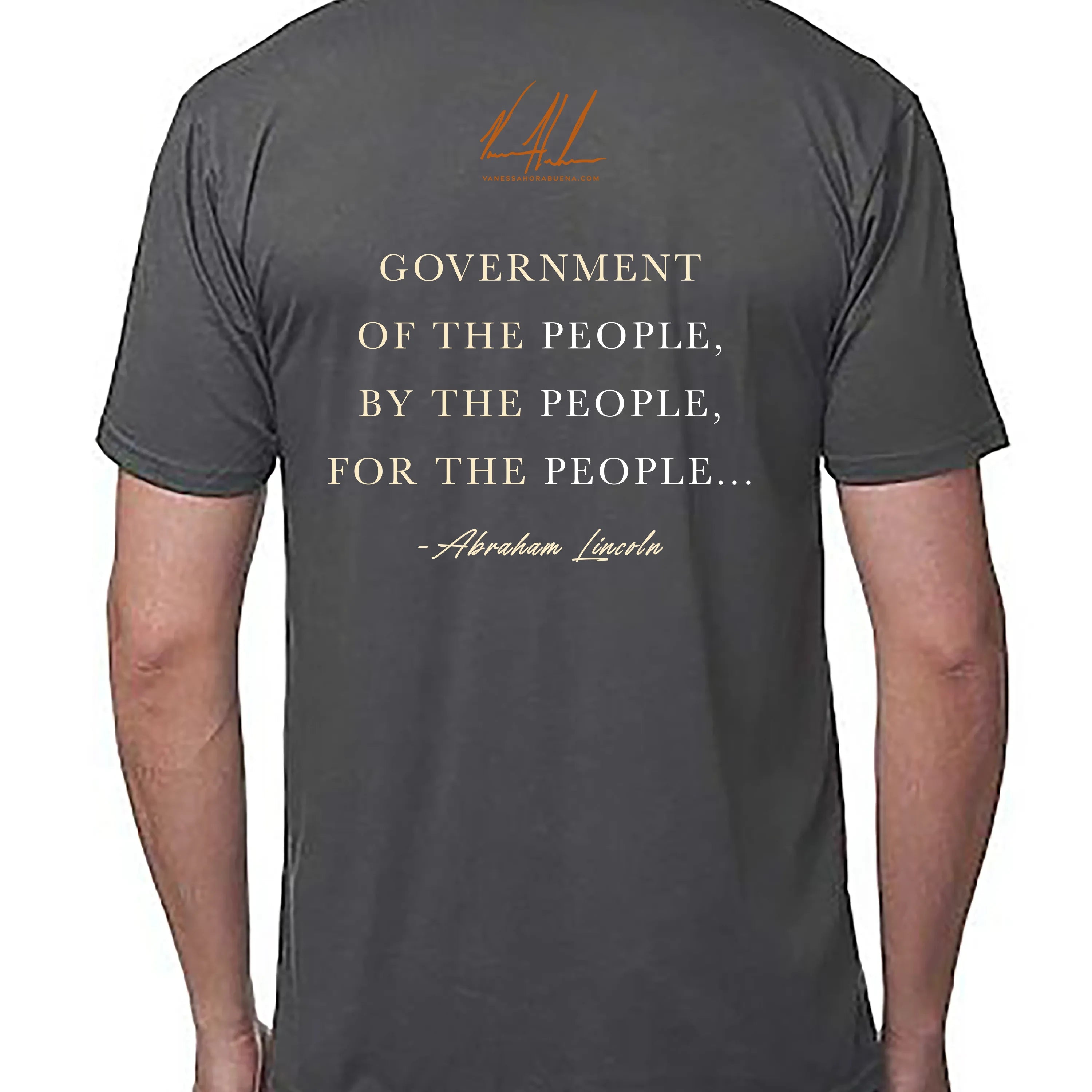 Abraham Lincoln - 4th of July - Unisex T (Premium Organic Fabric) Vanessa Horabuena