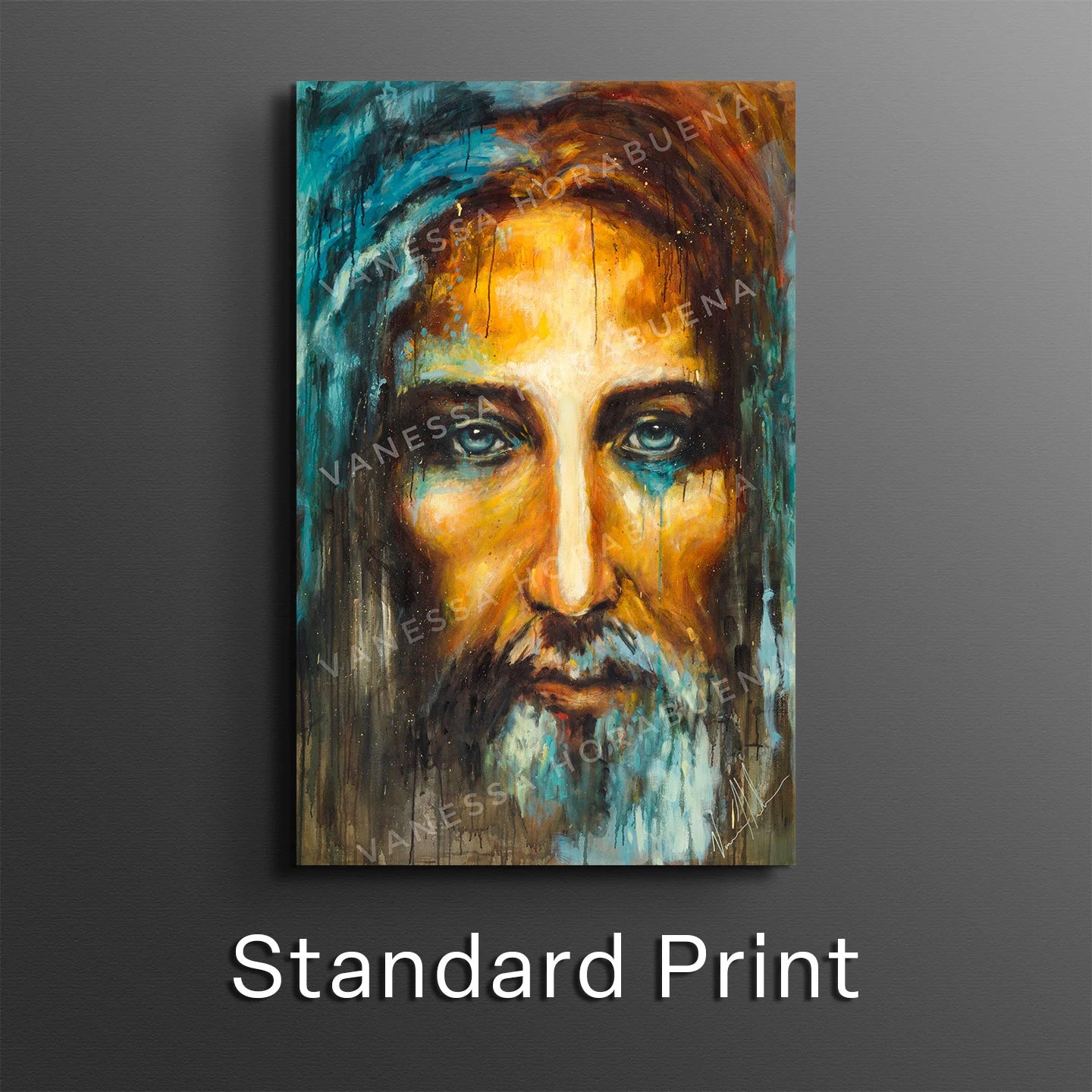 A River of Grace Jesus Art Print Vanessa Horabuena