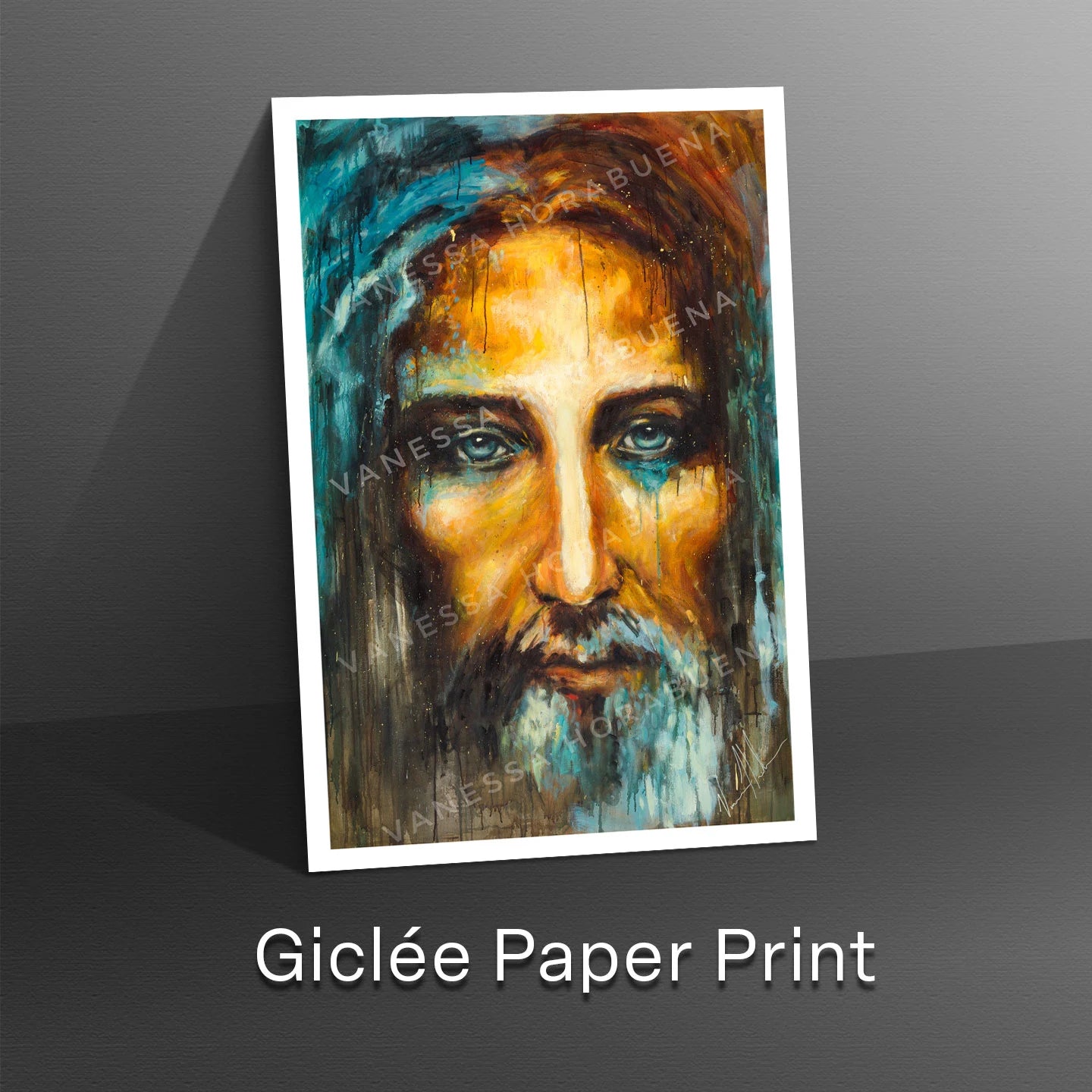 A River of Grace Jesus Art Print Vanessa Horabuena