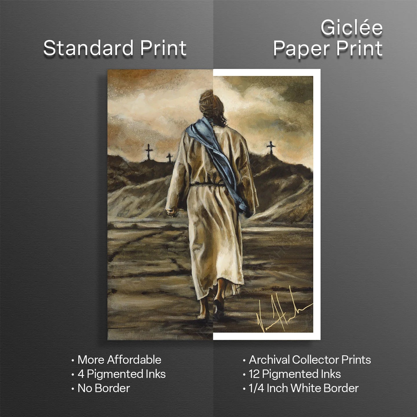 The Road to Life Jesus Art Print Vanessa Horabuena