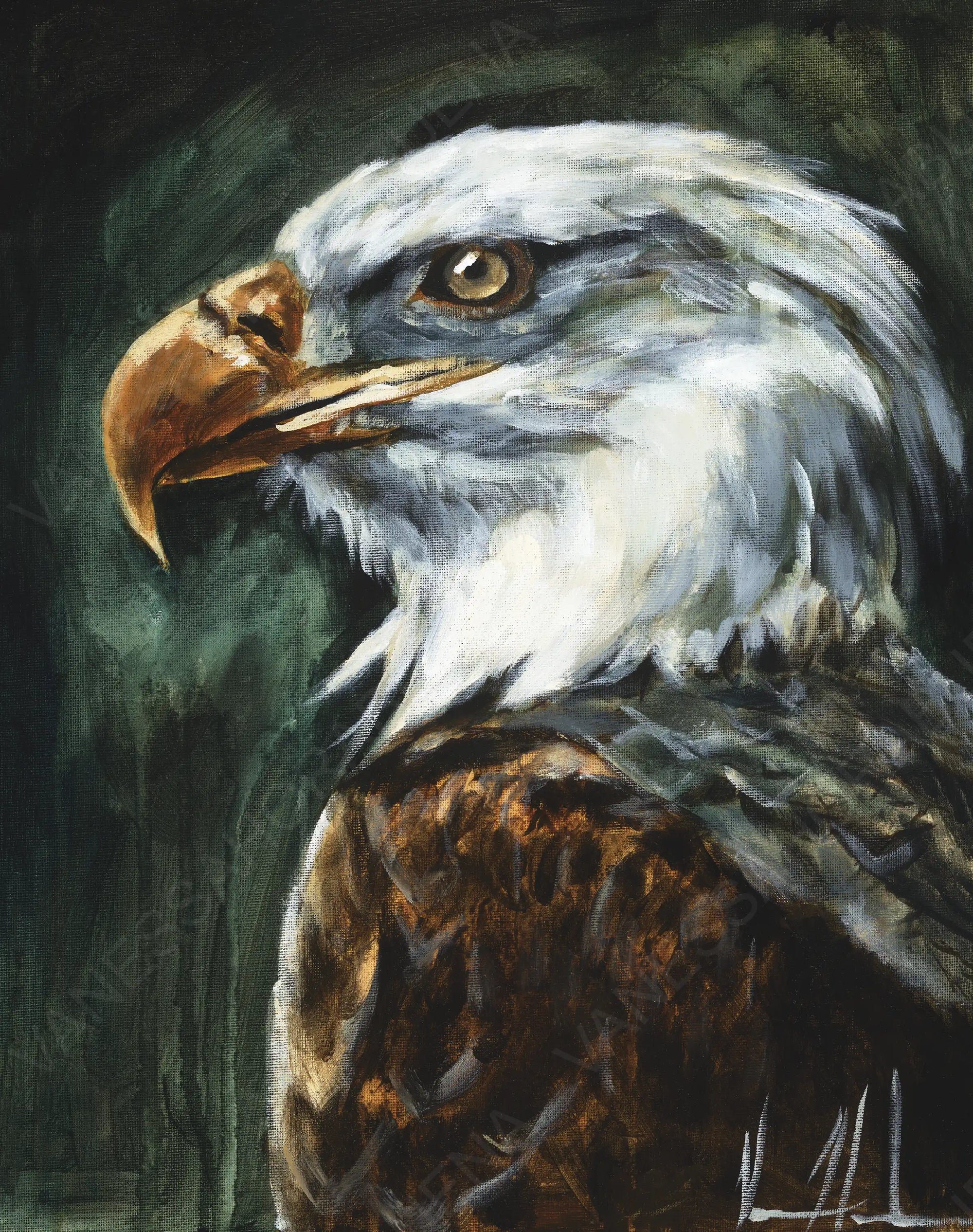 Resolve of Strength Patriotic Art Print Vanessa Horabuena