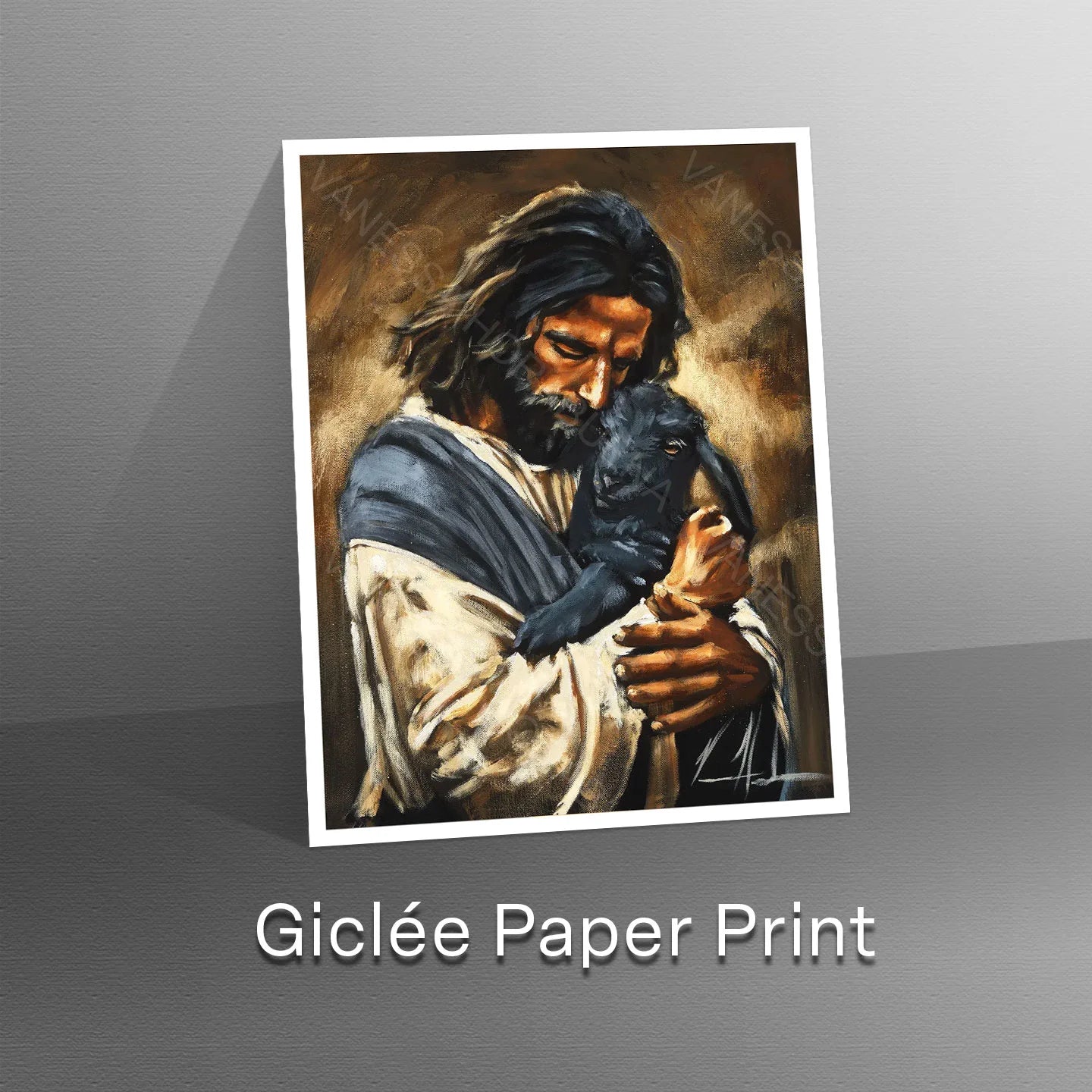 Saved By Grace Jesus Art Print Vanessa Horabuena