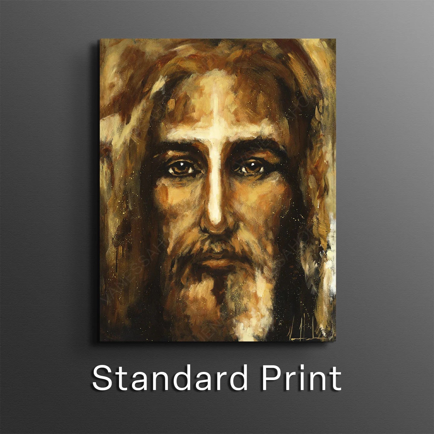 The Shroud of Turin - In His Glory Jesus Art Print Vanessa Horabuena
