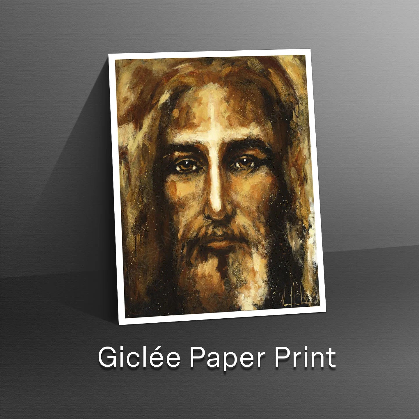 The Shroud of Turin - In His Glory Jesus Art Print Vanessa Horabuena