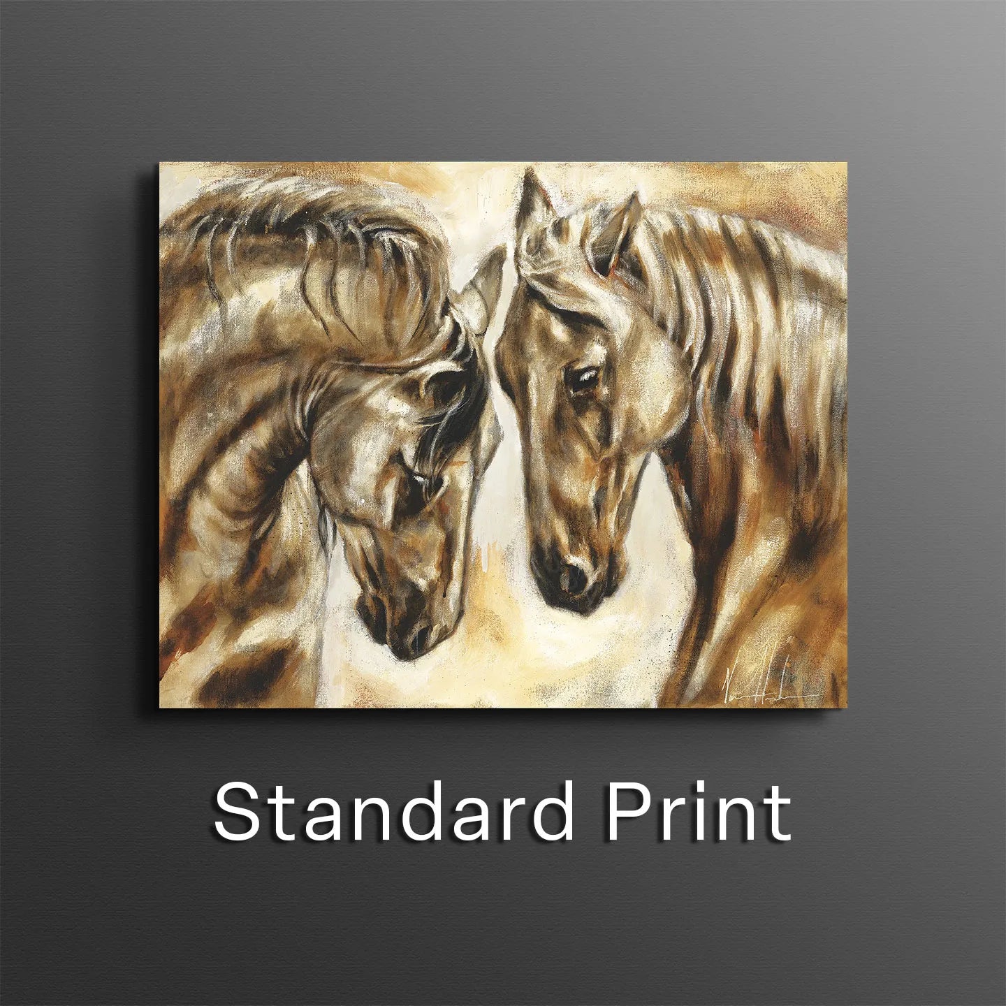 Soul Connection Horse Art Print Vanessa Horabuena