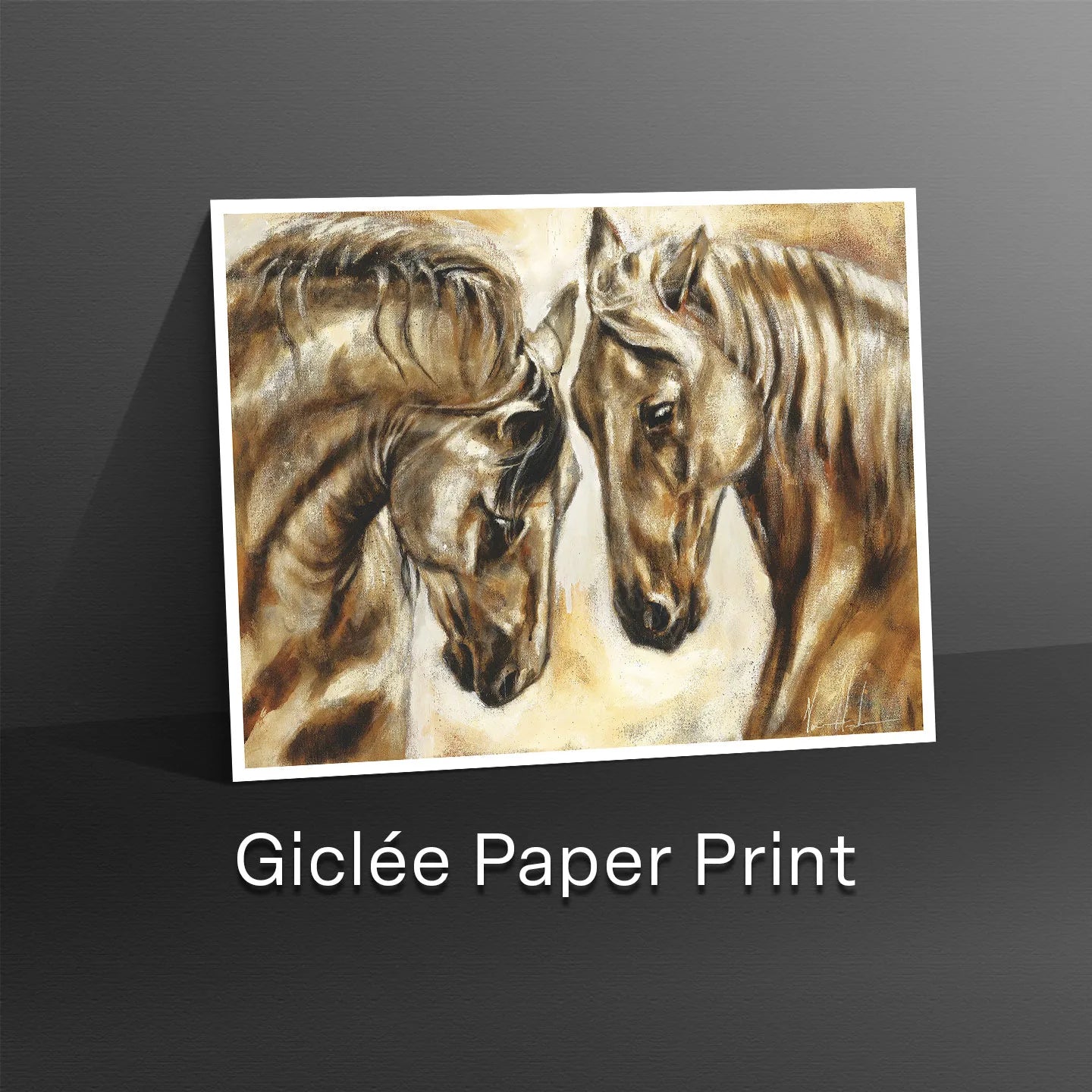 Soul Connection Horse Art Print Vanessa Horabuena