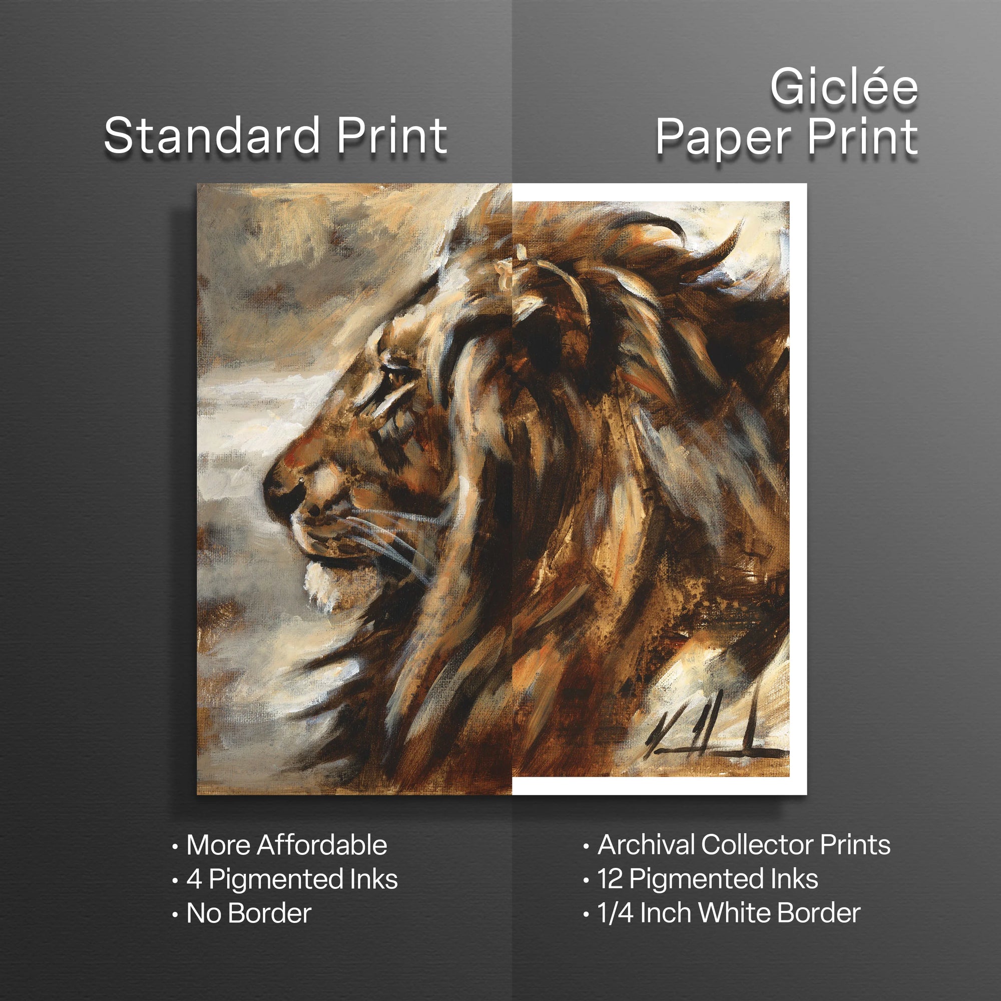 Strong Foundation Lion Art Print Vanessa Horabuena