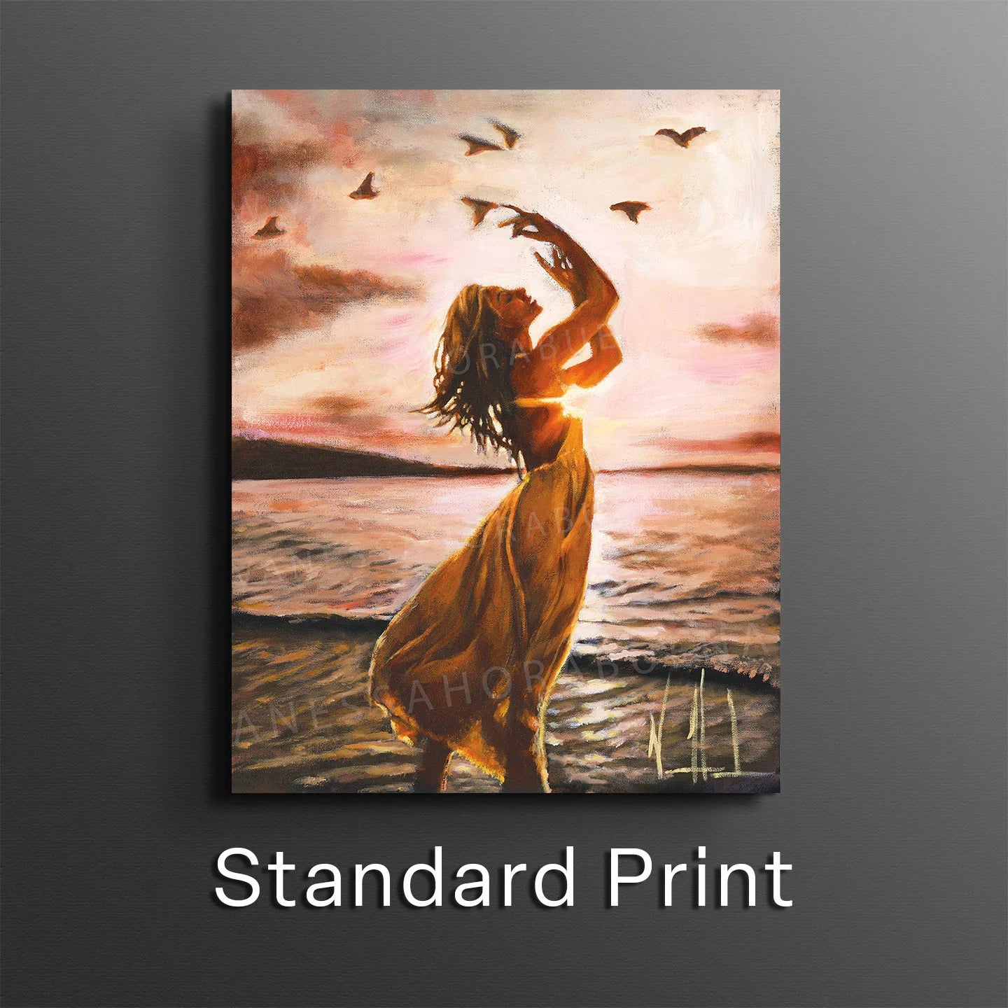 Sustained By Your Love Women's Art Print Vanessa Horabuena