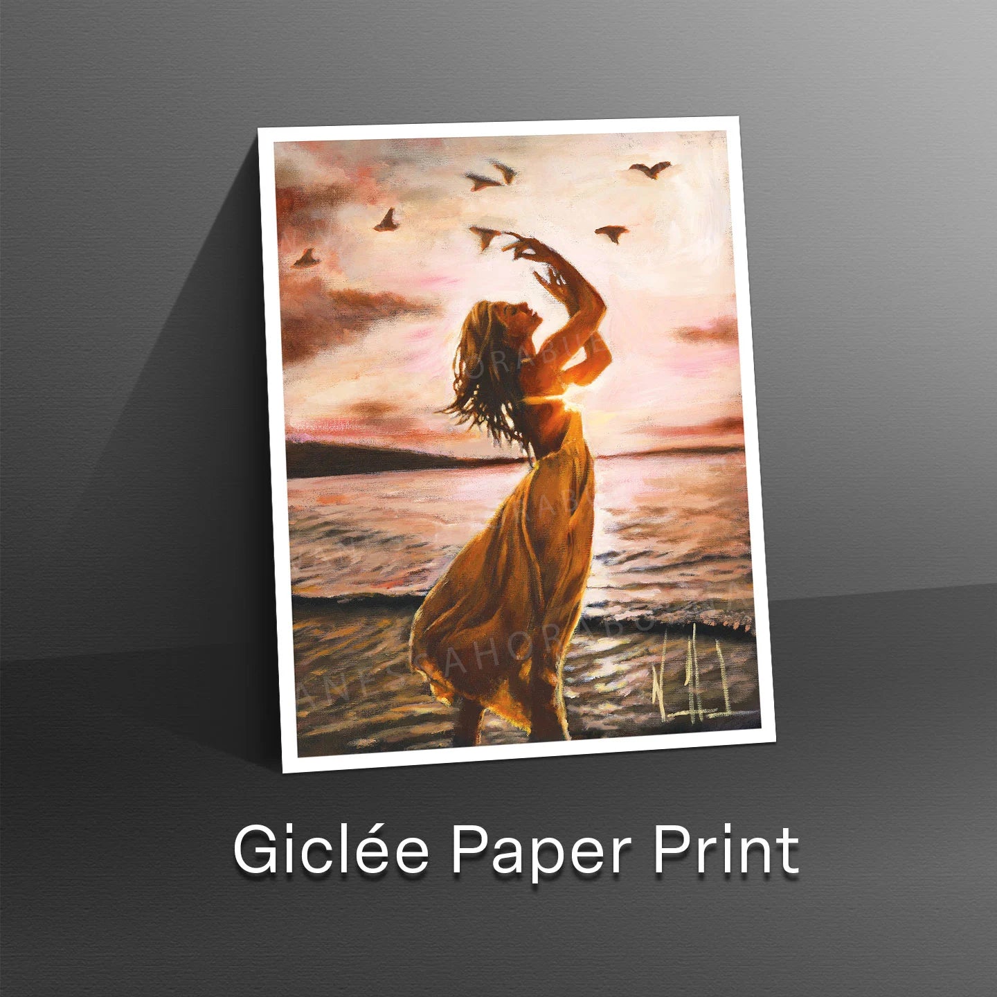 Sustained By Your Love Women's Art Print Vanessa Horabuena