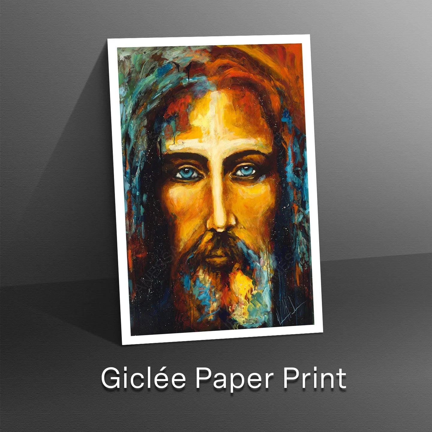 The Shroud of Turin - The Colors of Life Jesus Art Print Vanessa Horabuena