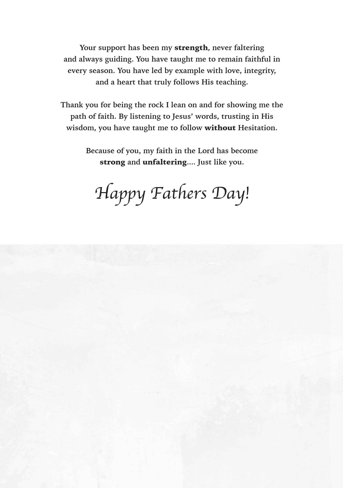 'Speak Lord...' Father's Day Greeting Card Vanessa Horabuena