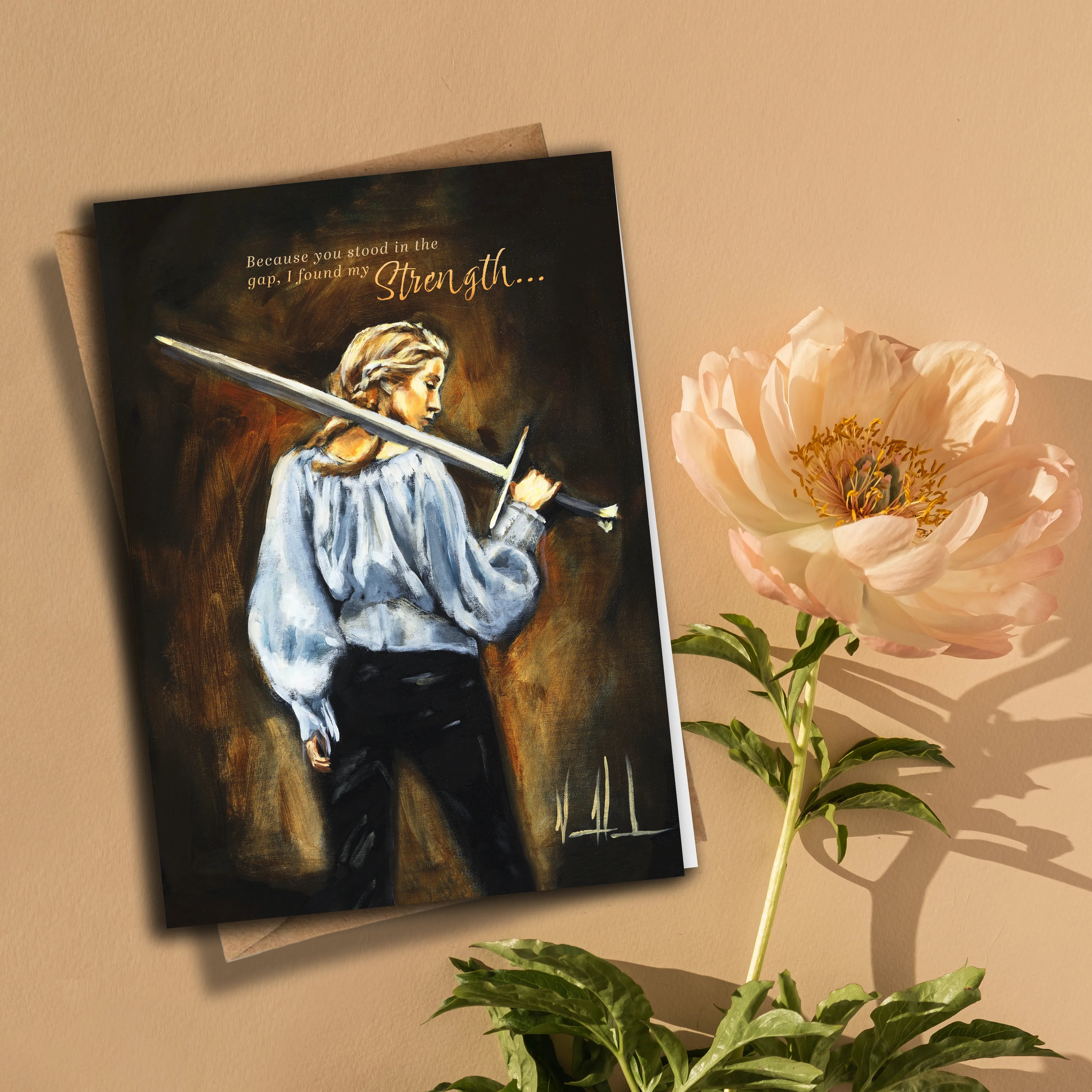 'Sword of the Spirit' Mother's Day Greeting Card Vanessa Horabuena