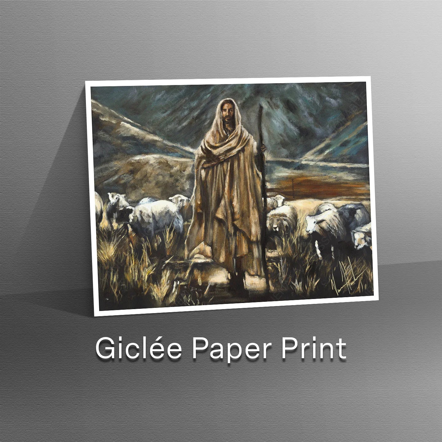 The Lord is My Shepherd Jesus Art Print Vanessa Horabuena