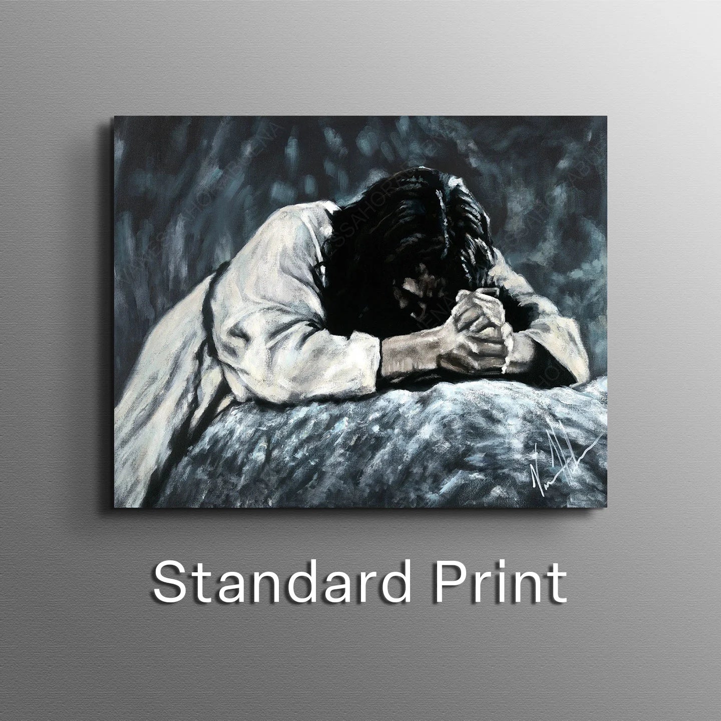 Thy Will Be Done Jesus Art Print Vanessa Horabuena