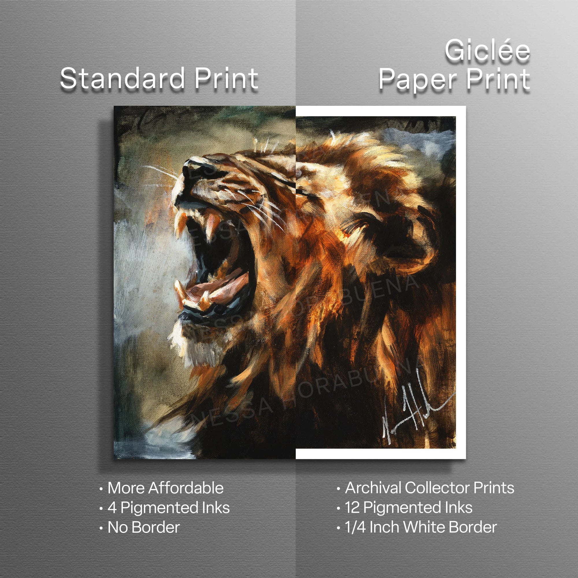 A Time to Roar Lion Art Print Vanessa Horabuena