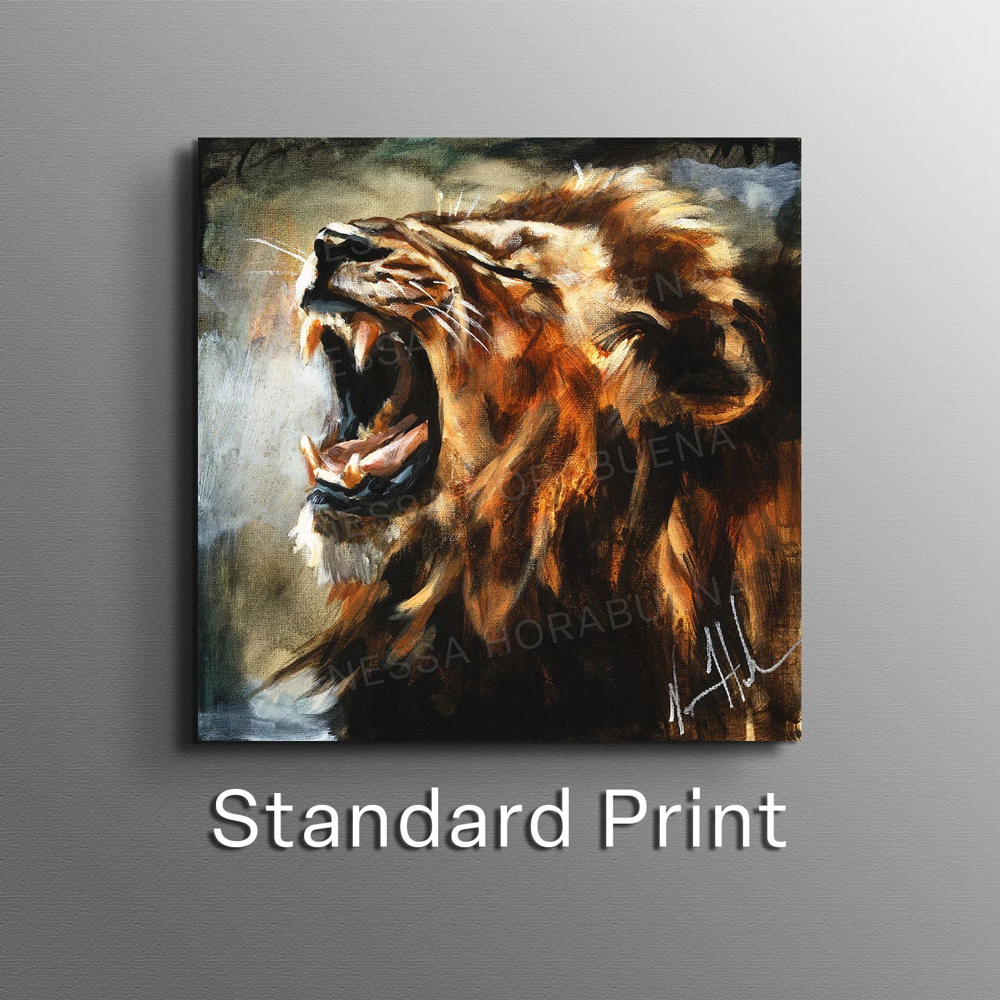 A Time to Roar Lion Art Print Vanessa Horabuena