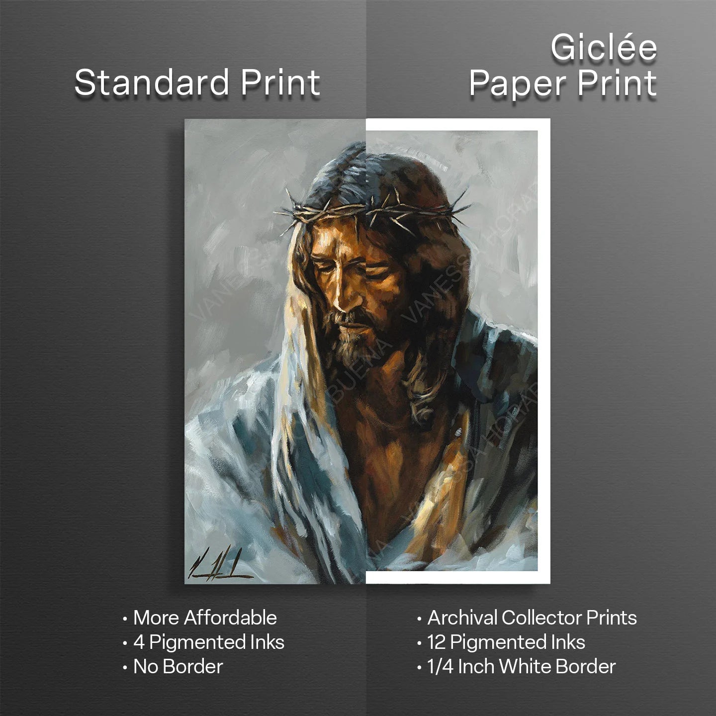 Truth & Light Jesus Art Print Vanessa Horabuena