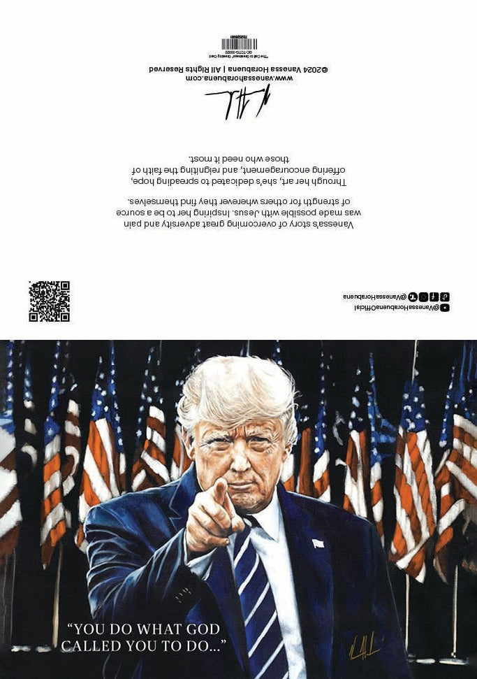 "The Call to Greatness" Greeting Card Vanessa Horabuena