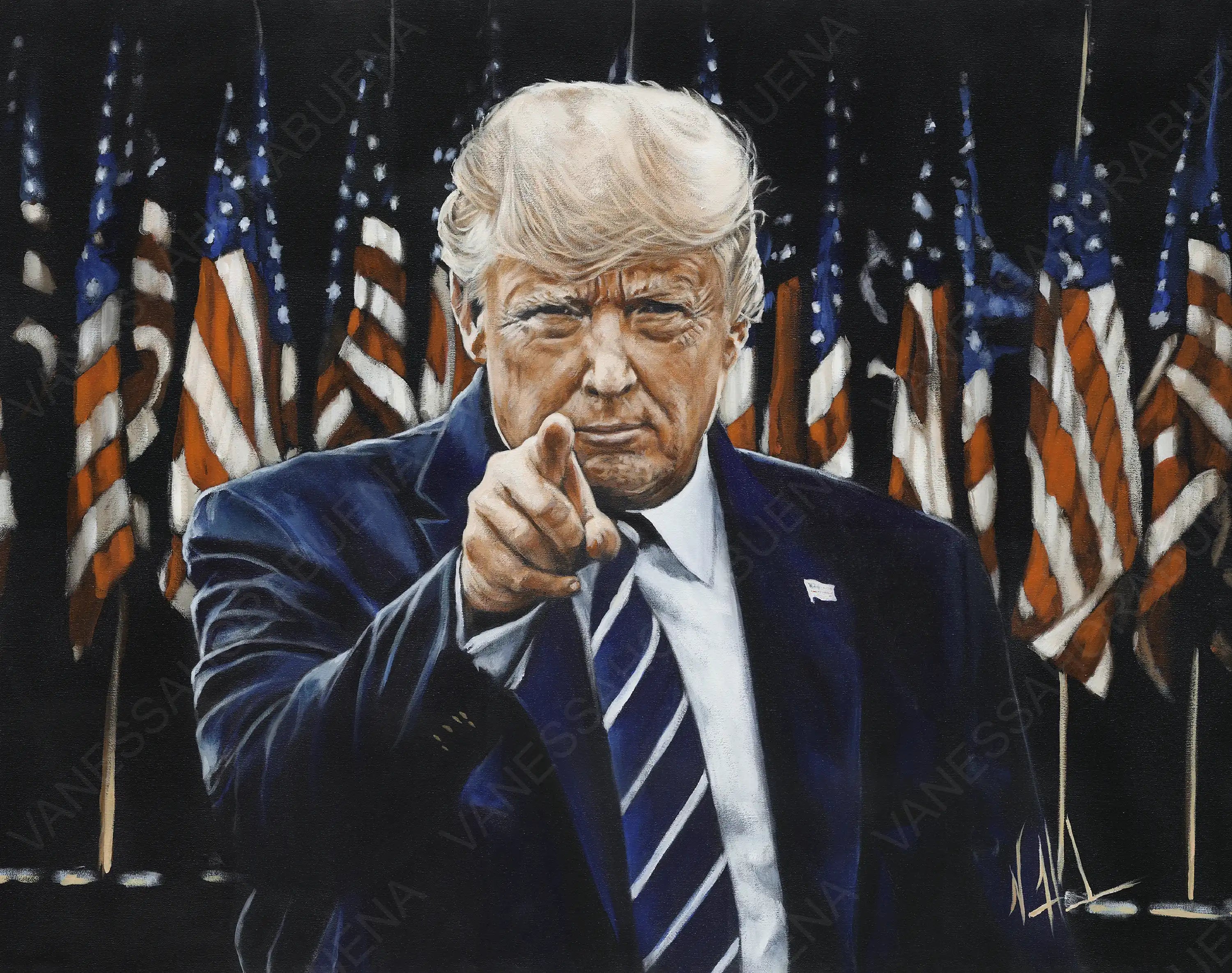 CM# 57 - The Call to Greatness - 11"x14" Canvas Print Vanessa Horabuena