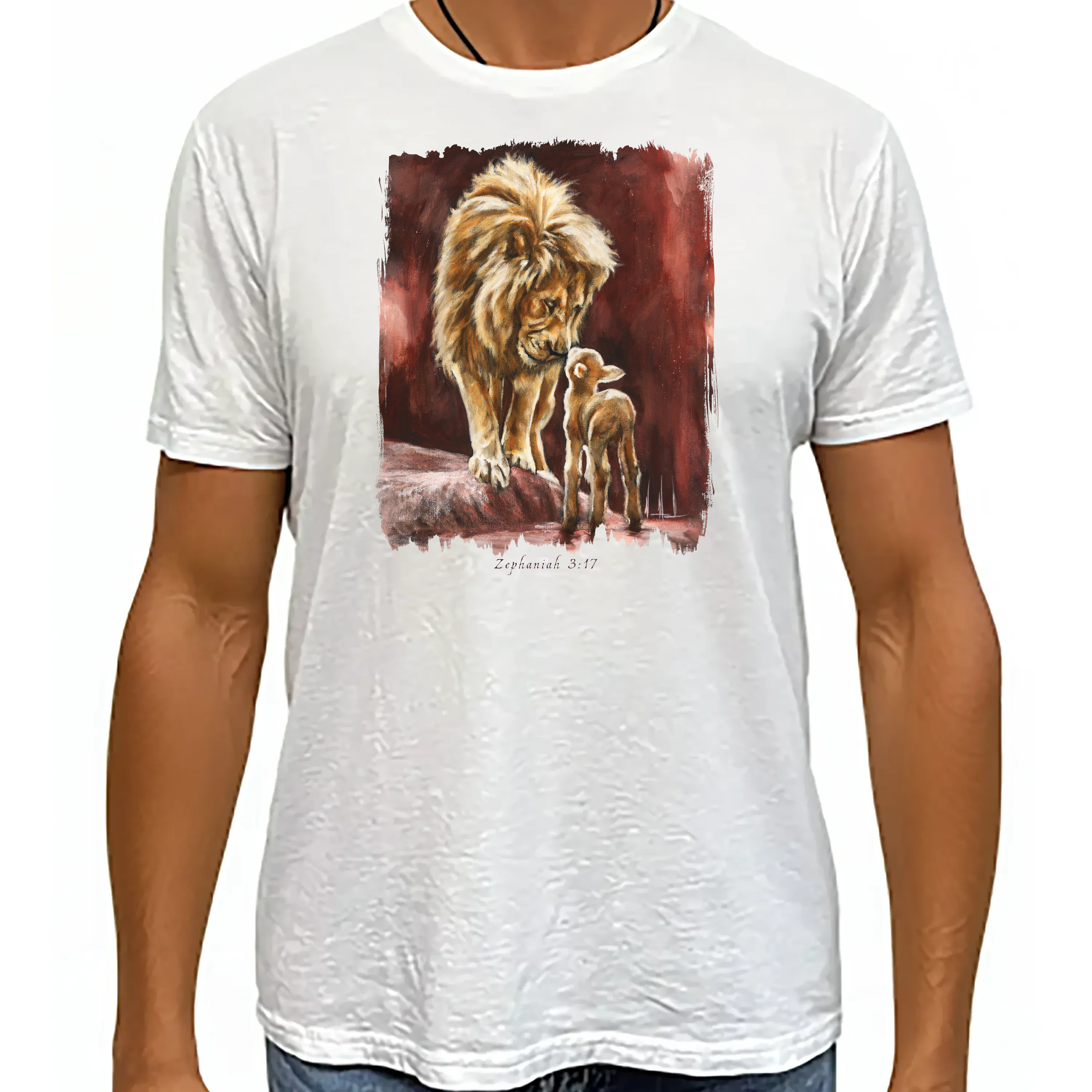 The Heart Of God - Unisex T (Premium Organic Fabric) Vanessa Horabuena Bamboo White Small