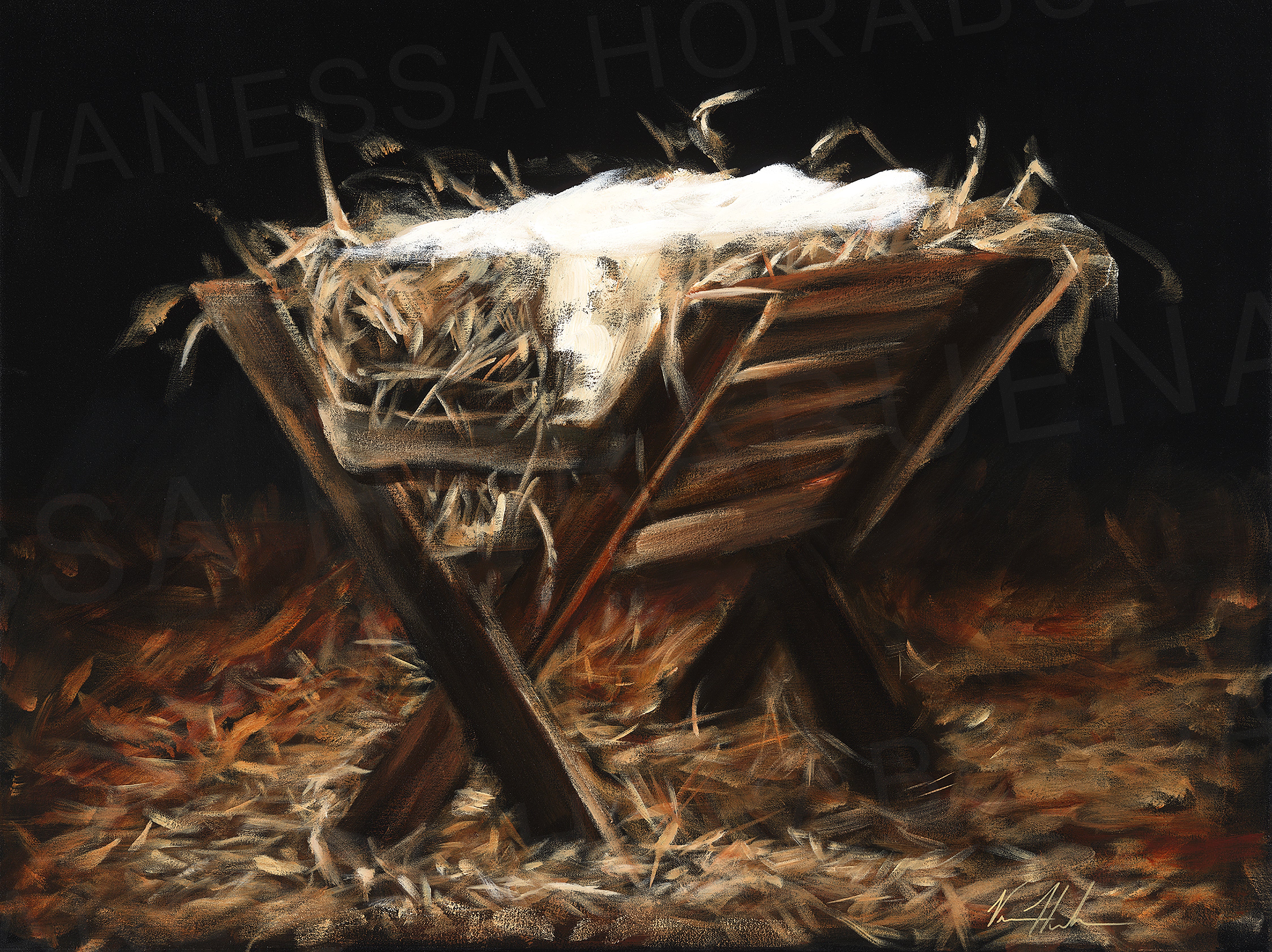 The Manger (Clearance Print) Vanessa Horabuena