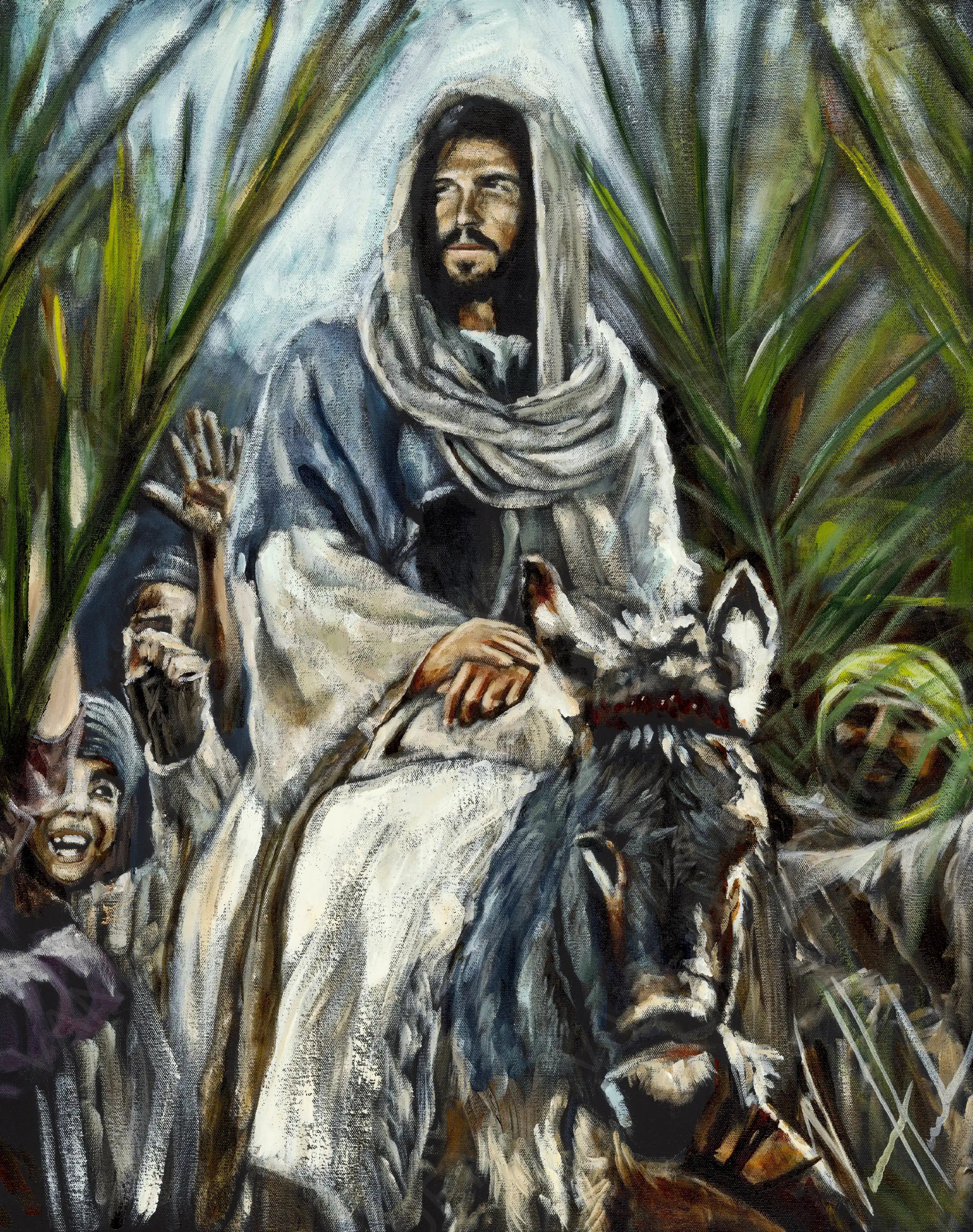 CM# 55 - The Promised King - 11"x14" Canvas Print Vanessa Horabuena