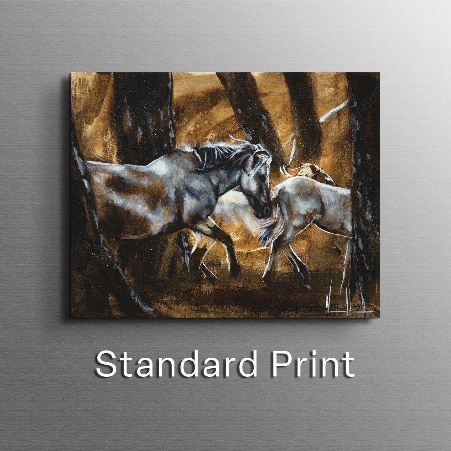 The Unknown Journey Horse Art Print Vanessa Horabuena