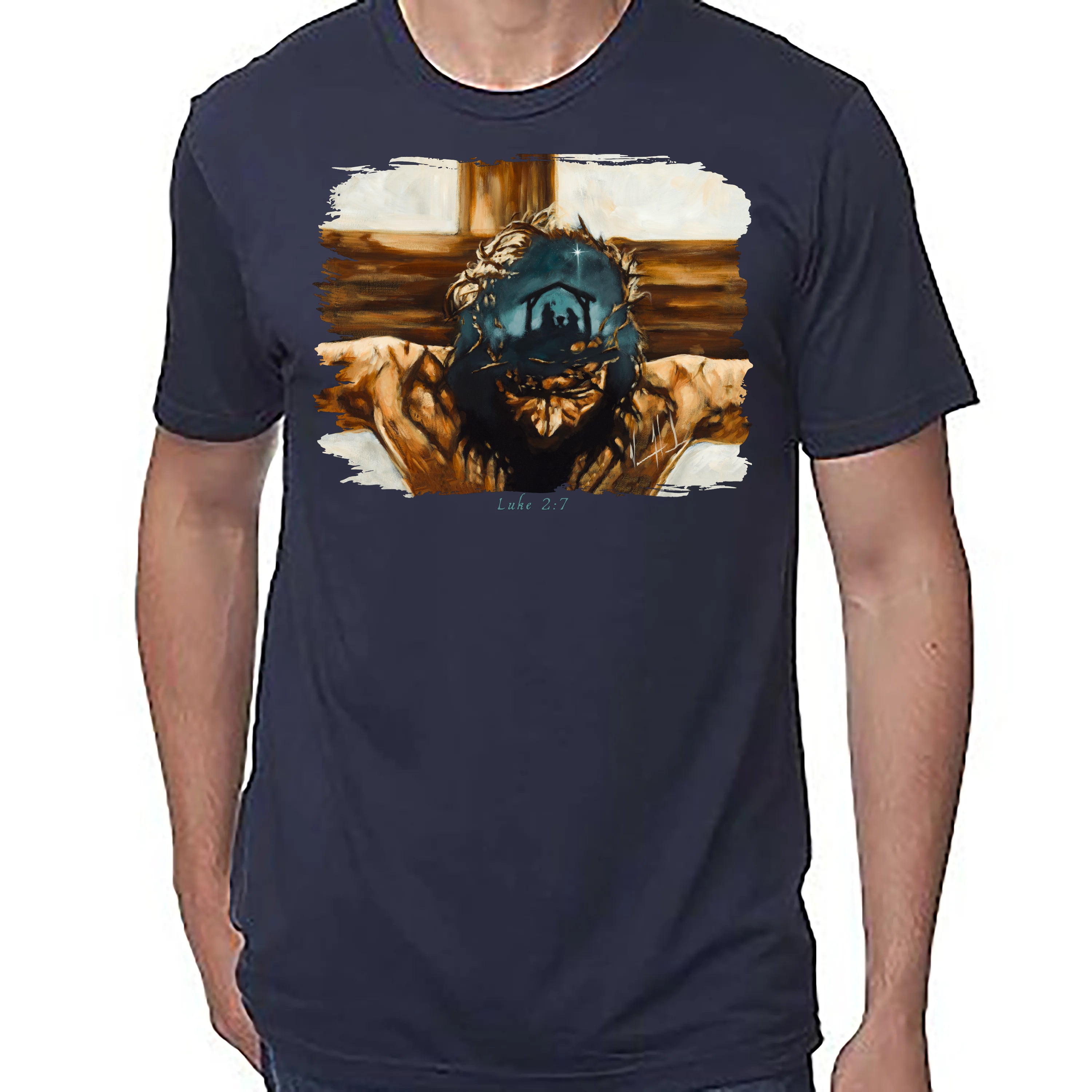 Love's True Story - Unisex T (Premium Organic Fabric) Vanessa Horabuena Bamboo Midnight Blue Small
