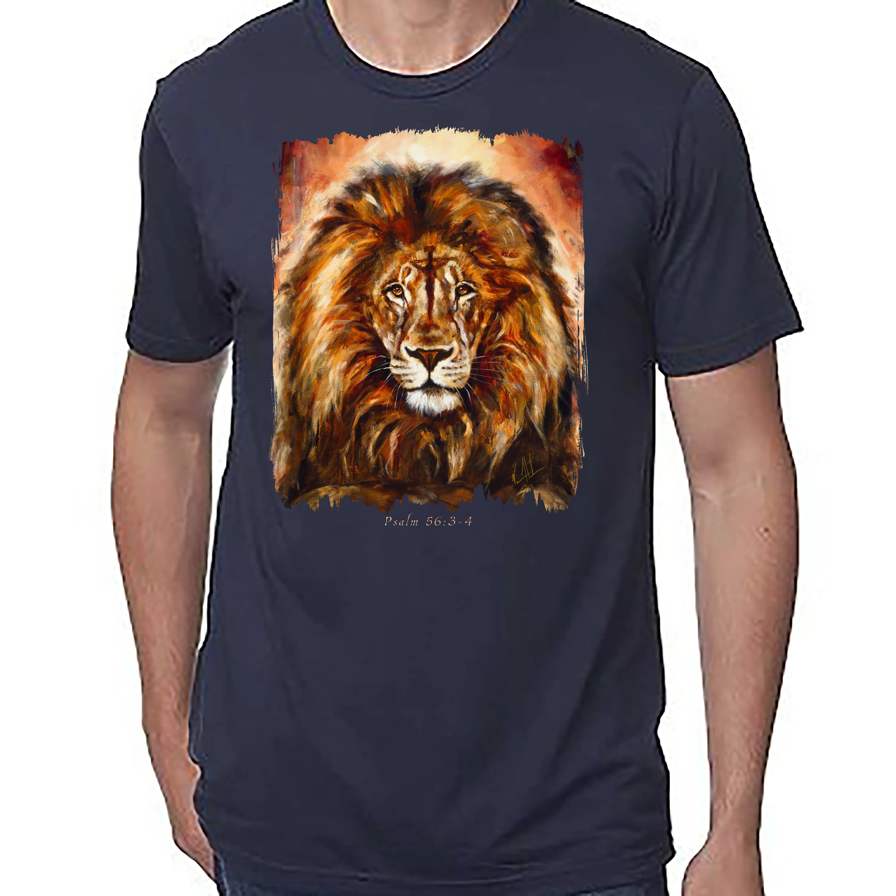 King Of Heaven - Glorious Reign - Unisex T (Premium Organic Fabric) Vanessa Horabuena Bamboo Midnight Blue Small