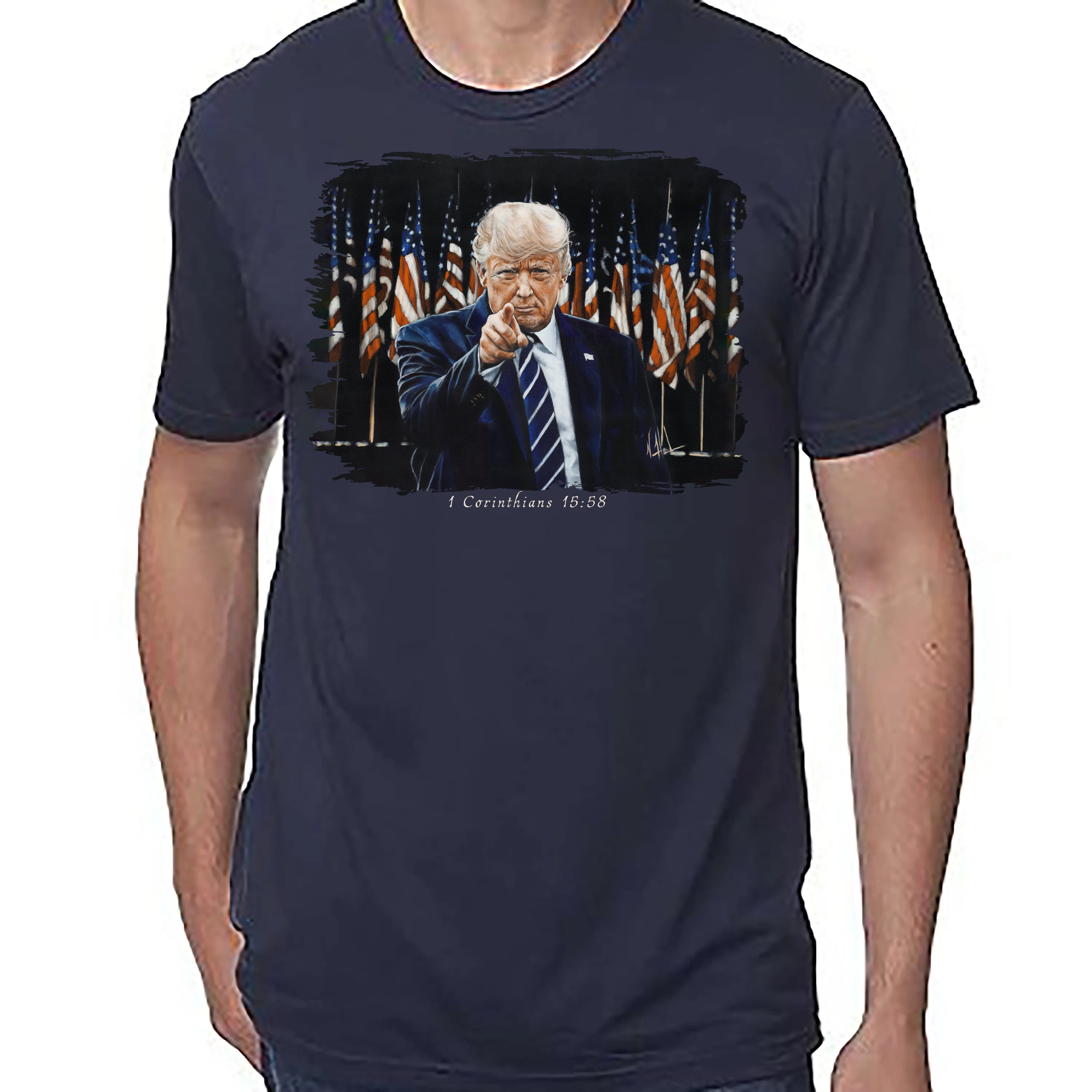 The Call To Greatness - Unisex T (Premium Organic Fabric) Vanessa Horabuena Bamboo Midnight Blue Small