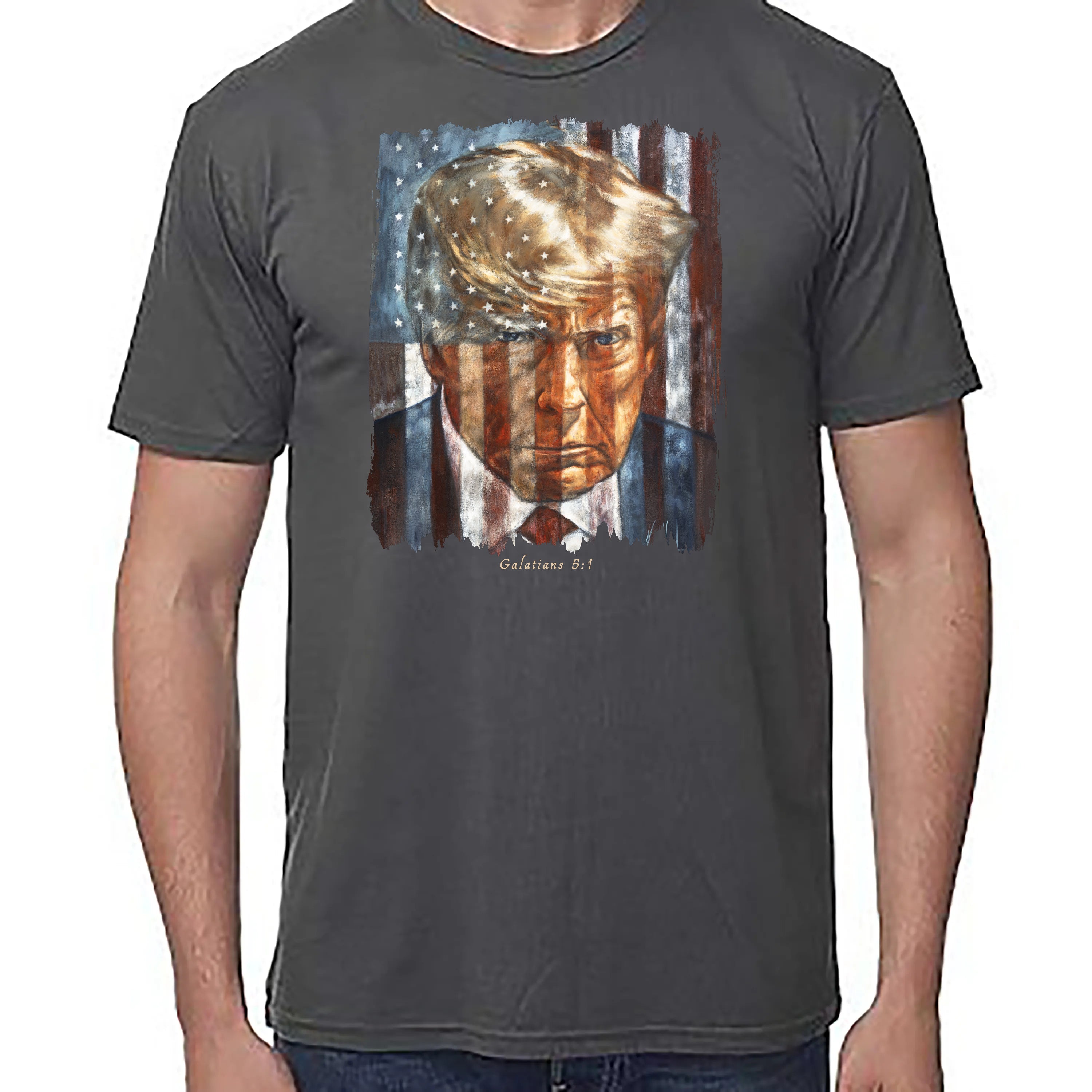 The Cost Of Freedom - Unisex T (Premium Organic Fabric) Vanessa Horabuena Bamboo Pewter Small