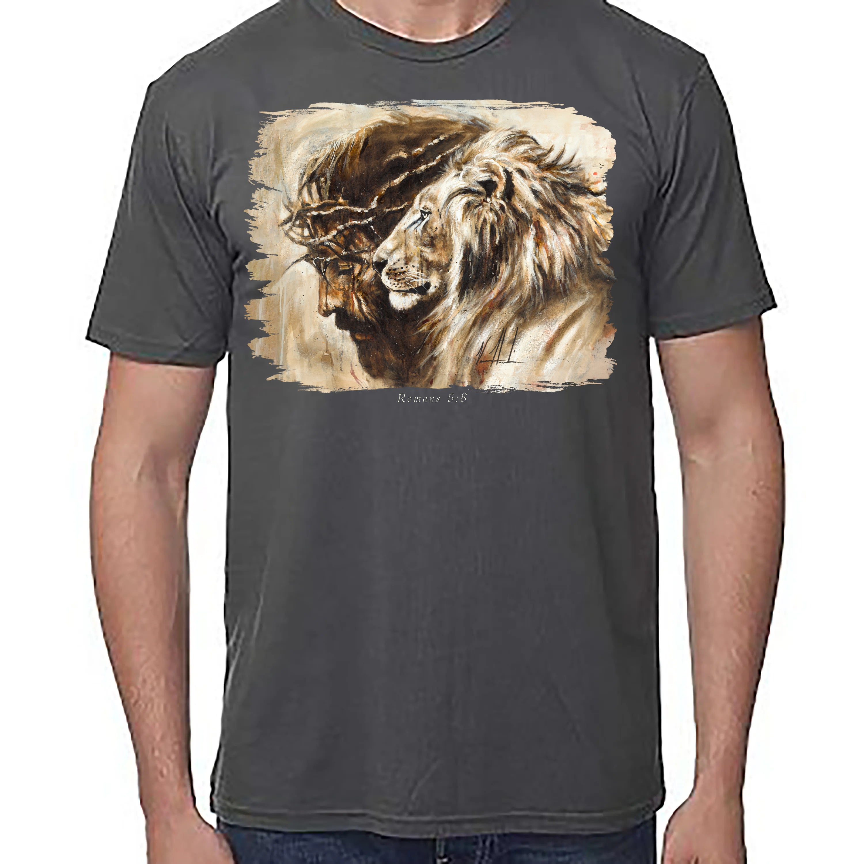 Heaven's Grace - Unisex T (Premium Organic Fabric) Vanessa Horabuena Bamboo Pewter Small