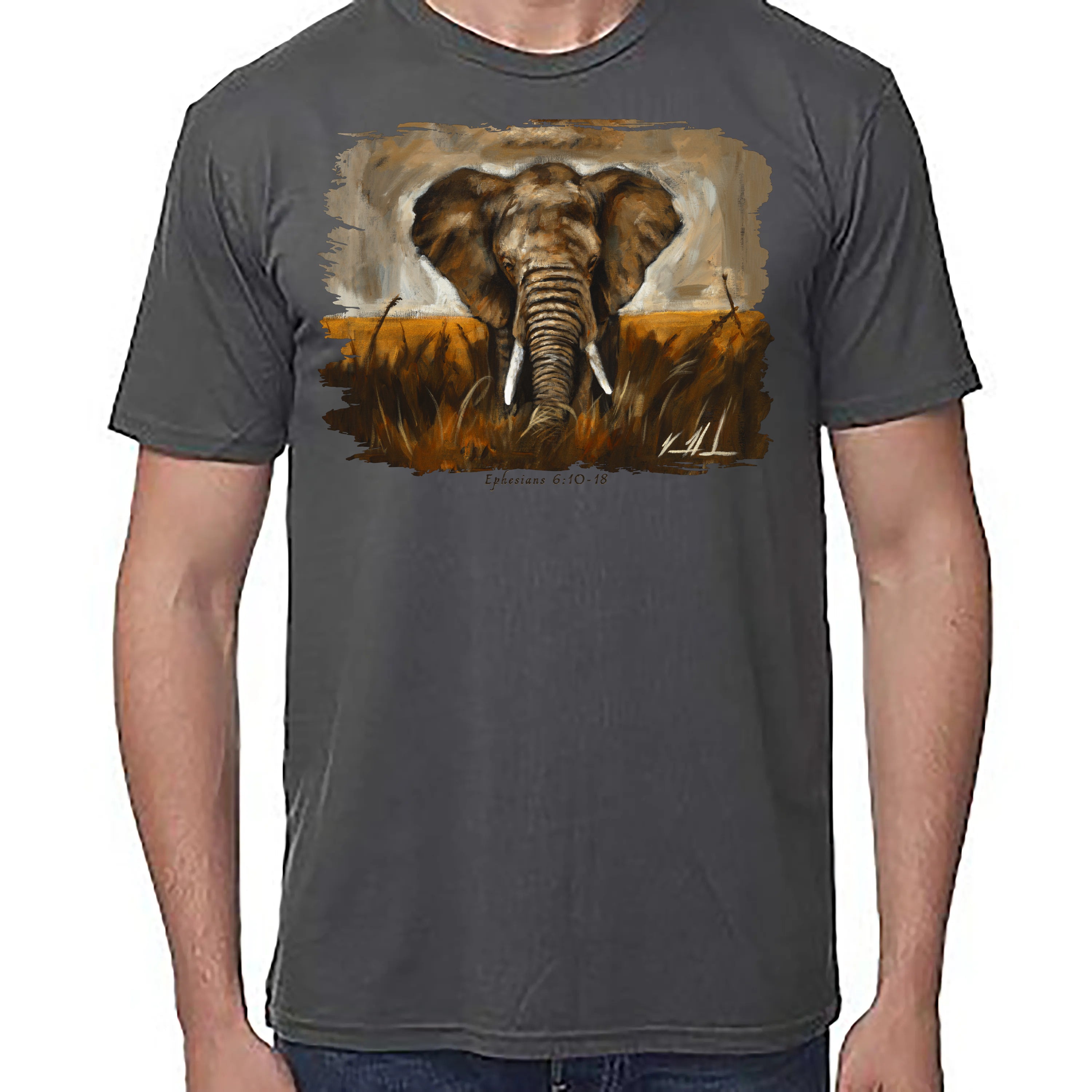 Stand Your Ground - Unisex T (Premium Organic Fabric) Vanessa Horabuena Bamboo Pewter Small