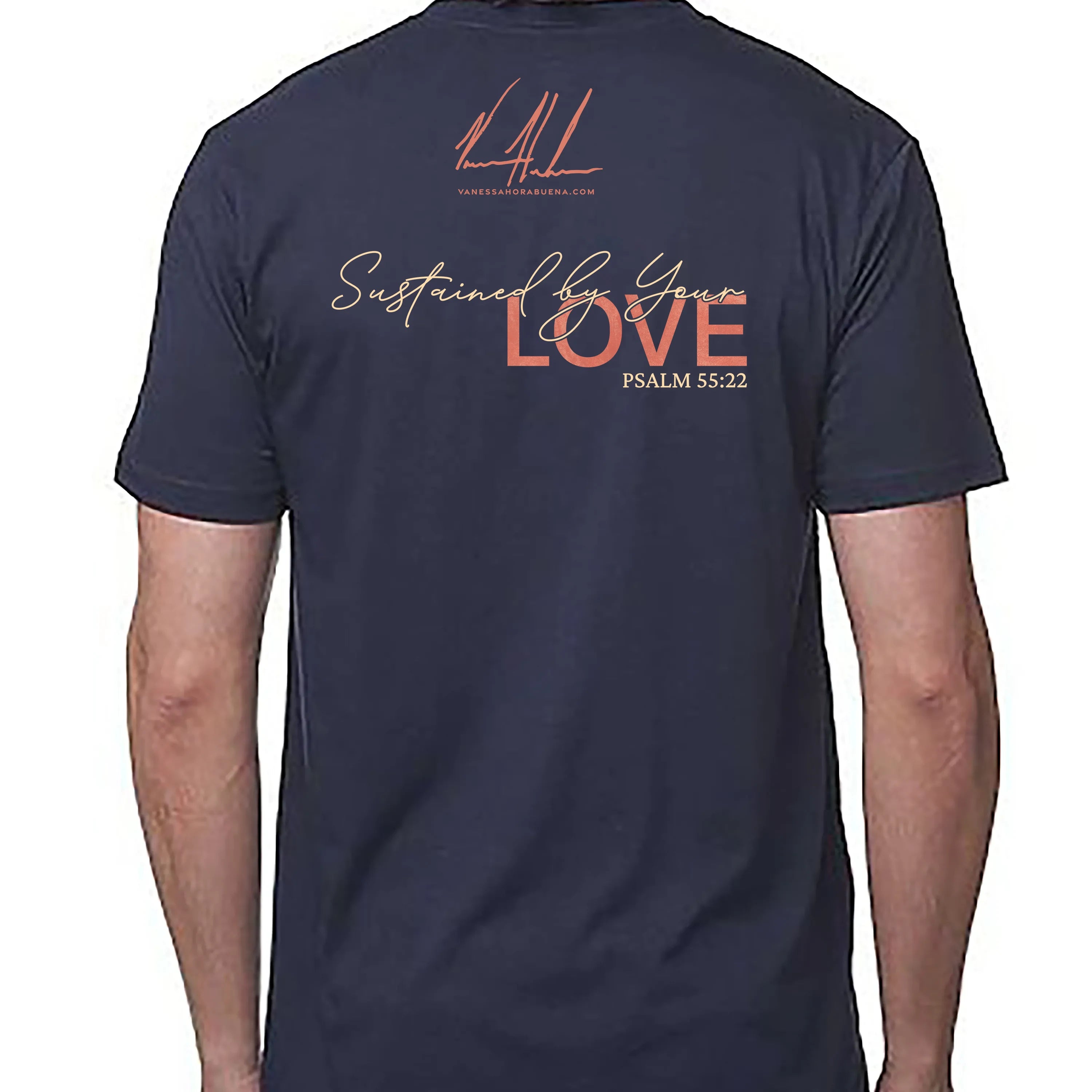 Unisex T (Organic Bamboo) - Sustained By Your Love Organic Bamboo Vanessa Horabuena